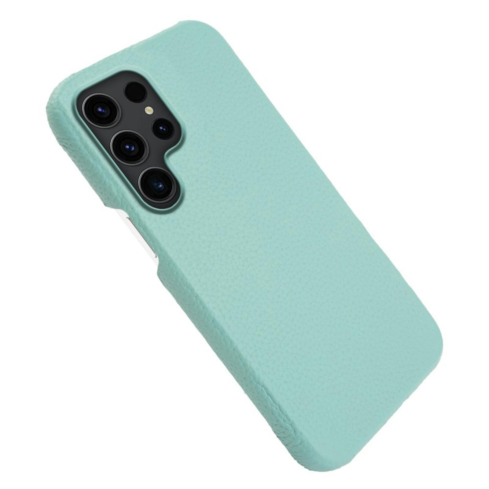 Fashion Samsung Galaxy S26 Ultra Magnetisch Hoesje Echt Leer Groen