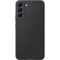 Samsung Galaxy S22 Siliconen Hoesje Black - Voorkant