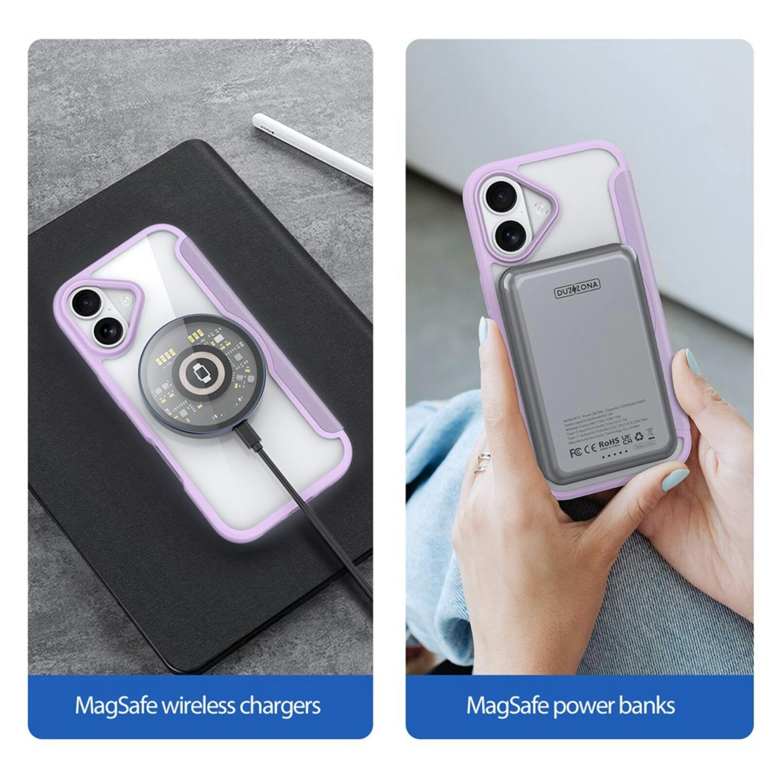 DUX DUCIS Apple iPhone 17 Skin X Pro Flipcover Paars