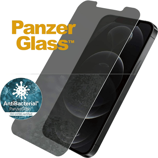 PanzerGlass iPhone 12 (Pro) Screenprotector Privacy - Voorkant