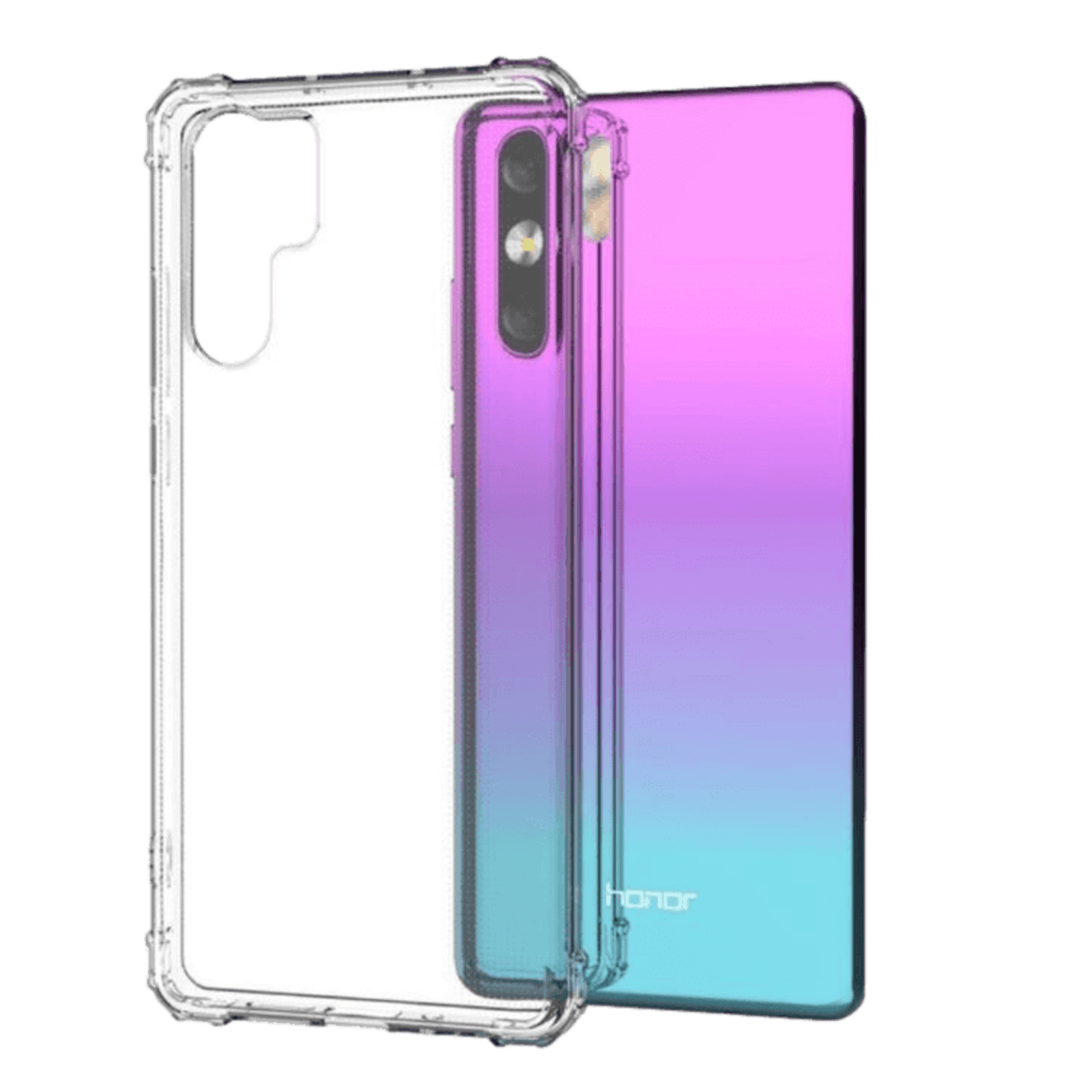 CaseBody Huawei P30 Lite schokproof armor hoesje Transparant
