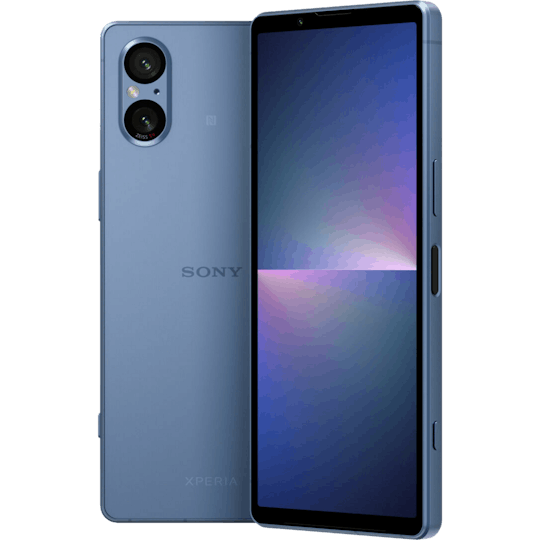 Sony Xperia 5 V Blue - Voorkant & achterkant