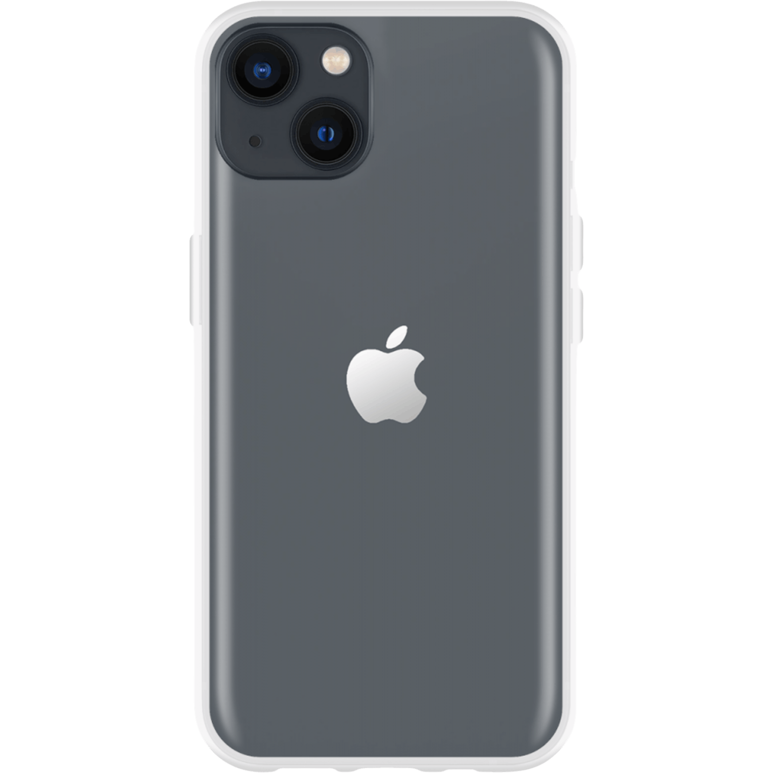 Just in Case iPhone 14 TPU Hoesje Met Draagkoord Transparant