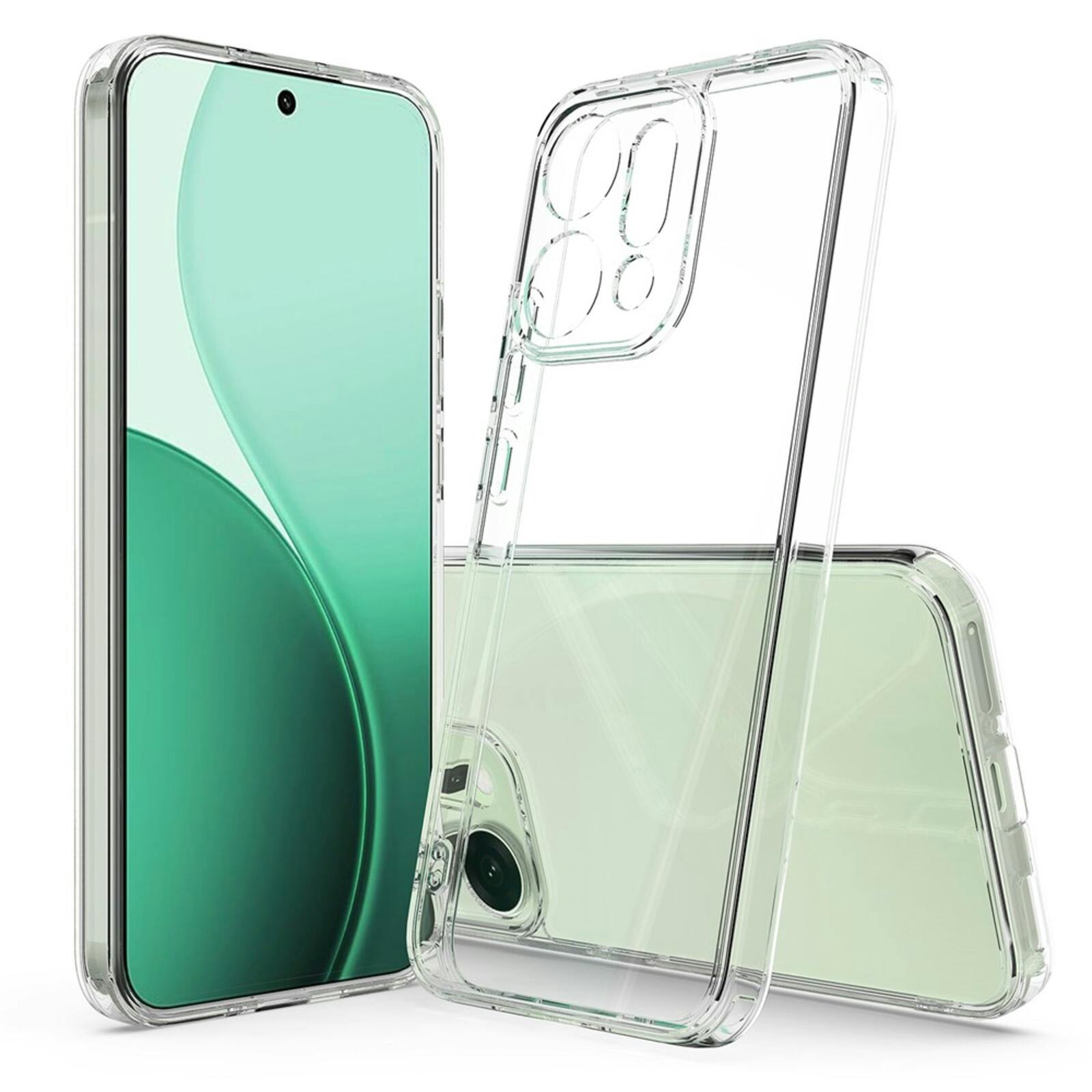 CaseBody Oppo Reno14 5G Airbag Hoesje Transparant