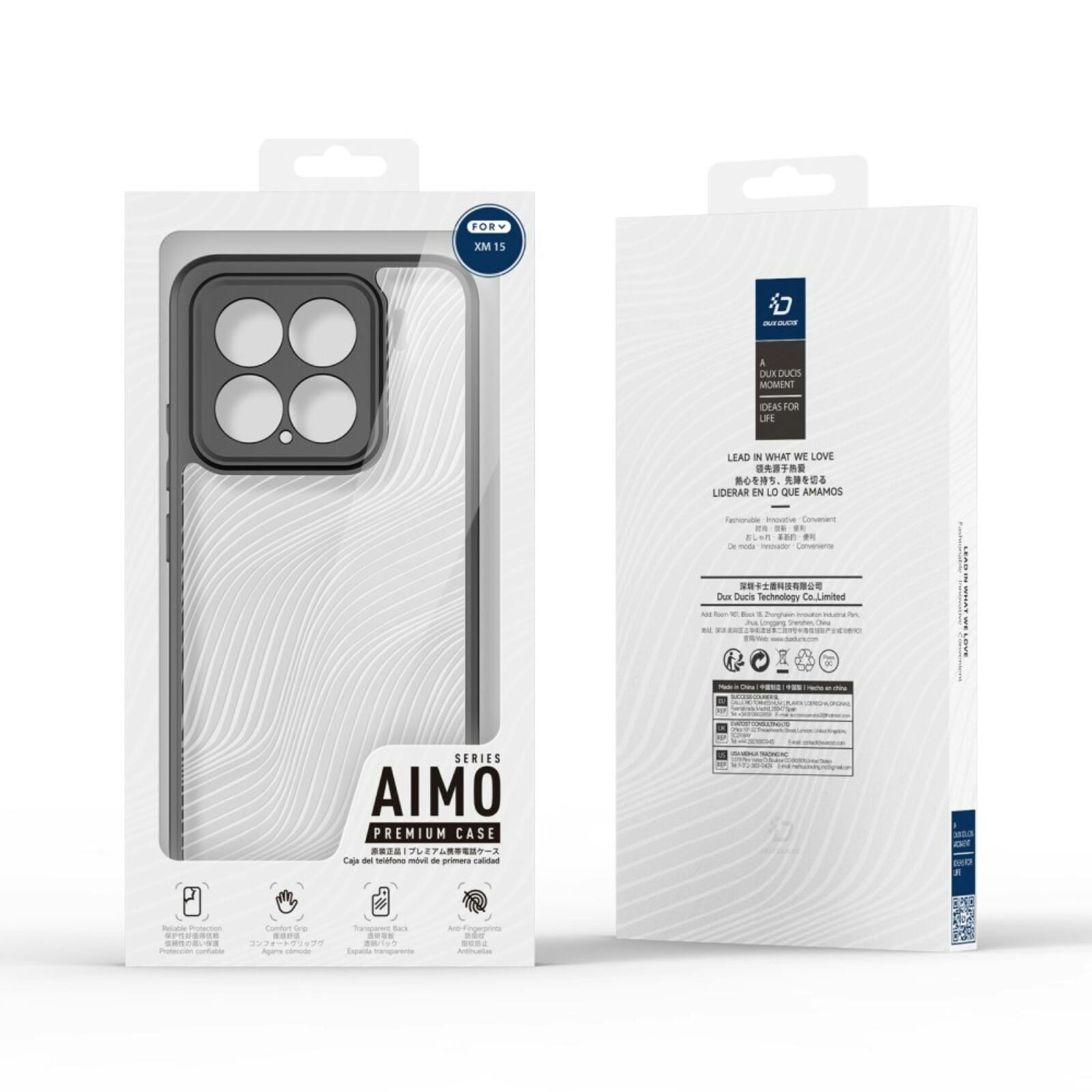 DUX DUCIS Xiaomi 15 Aimo Series Eco Hoesje Zwart