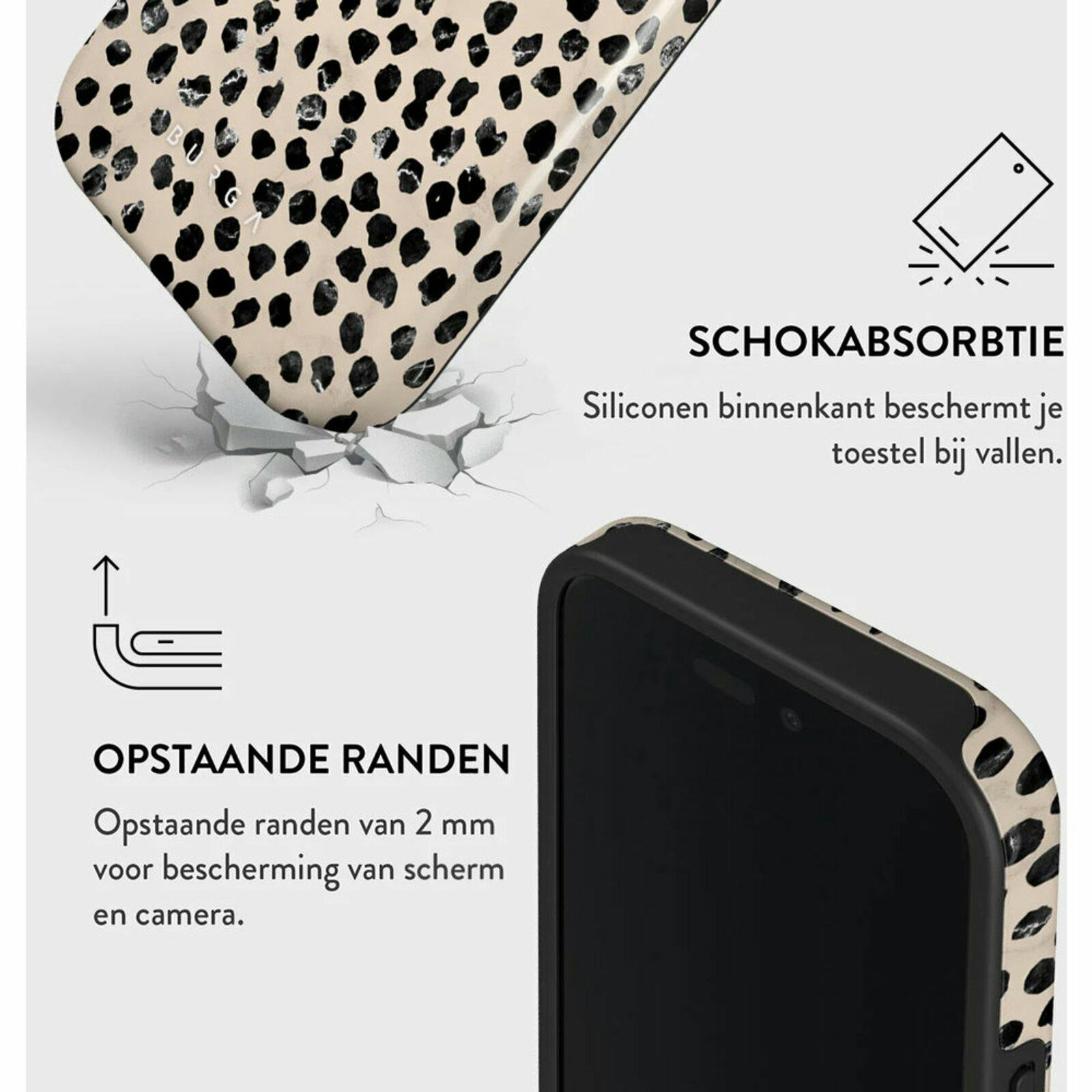 Burga iPhone 16 Hoesje Almond Latte