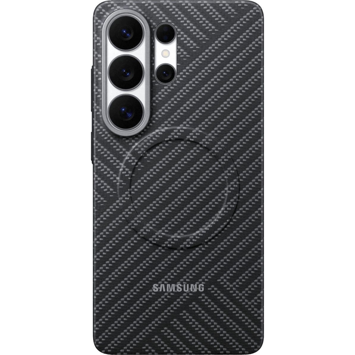 Samsung Galaxy S26 Ultra Carbon Magnet Case Grijs
