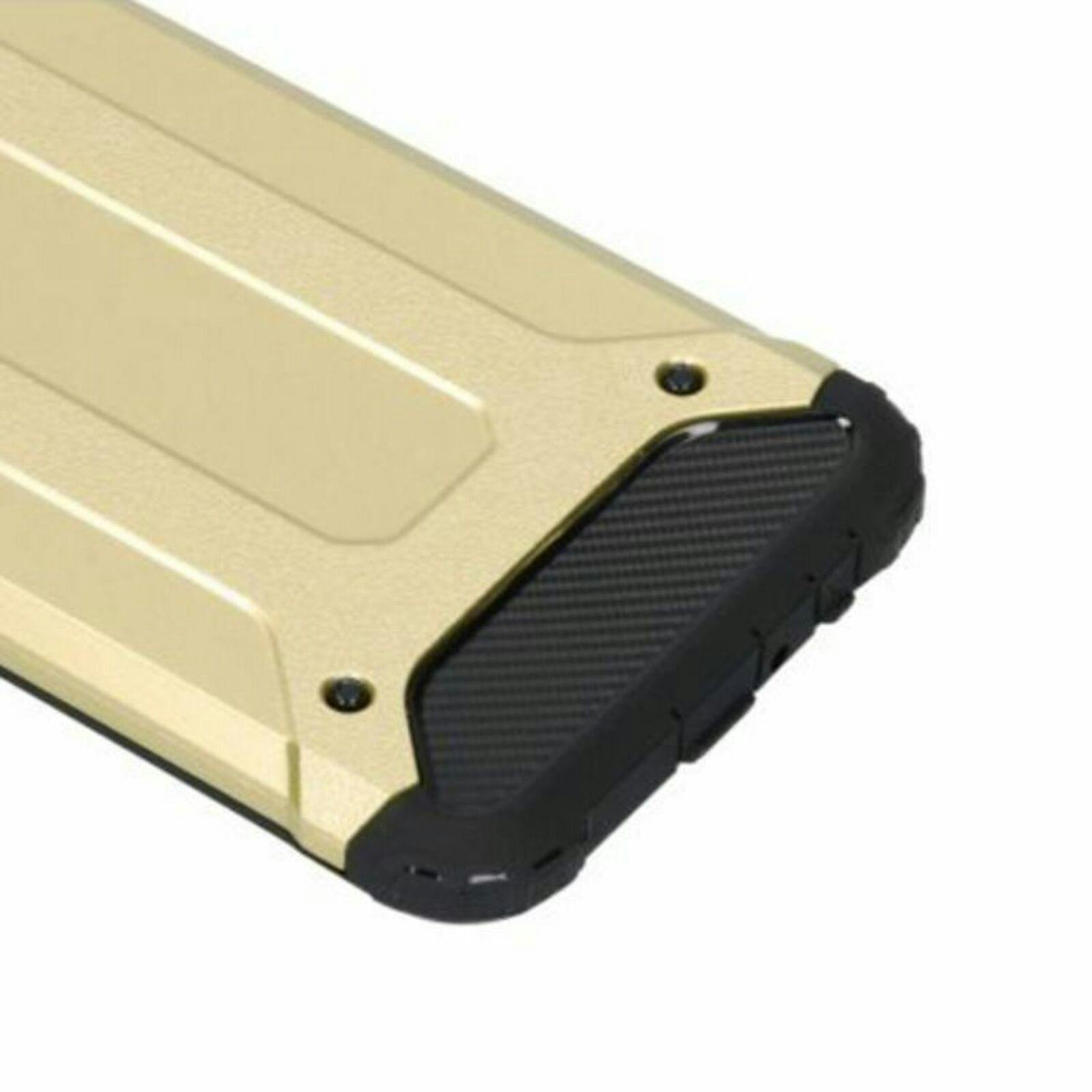 CaseBody Huawei P Smart 2019 Shockproof Armor Hoesje Goud