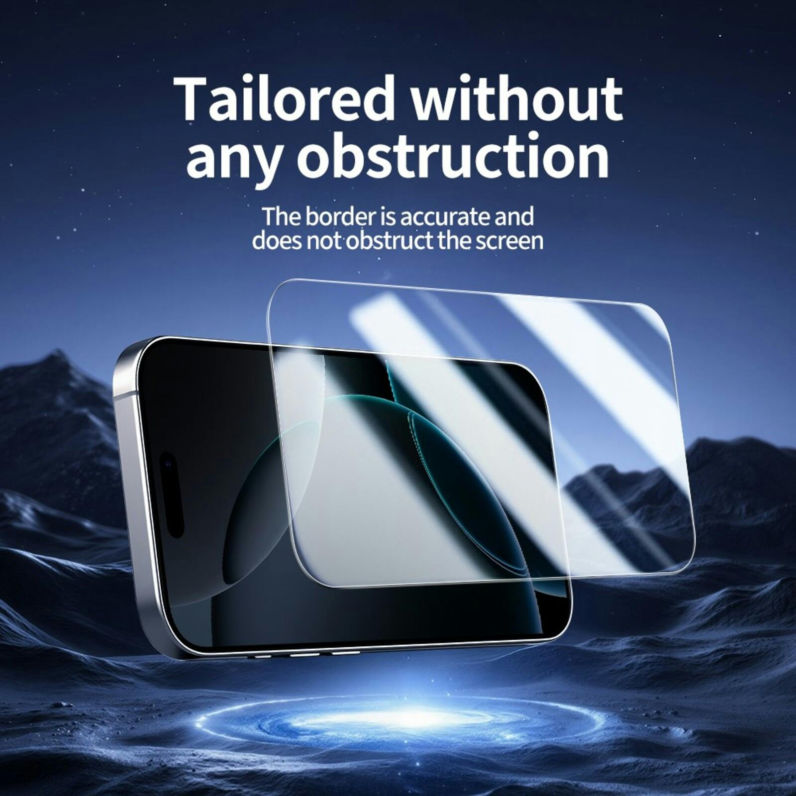 DO AS YOU WISH iPhone 15 Pro Tempered Glass Screenprotector Transparant