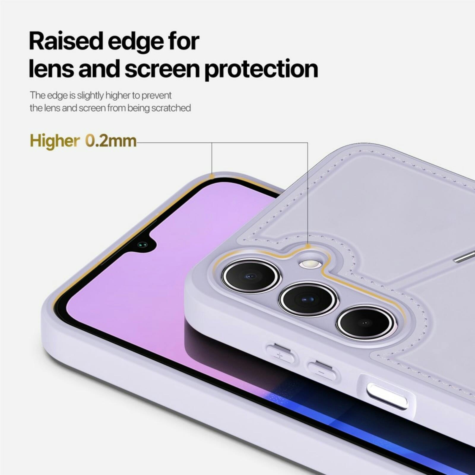 DUX DUCIS Samsung A15 Rafi Series Premium Beschermcase Paars