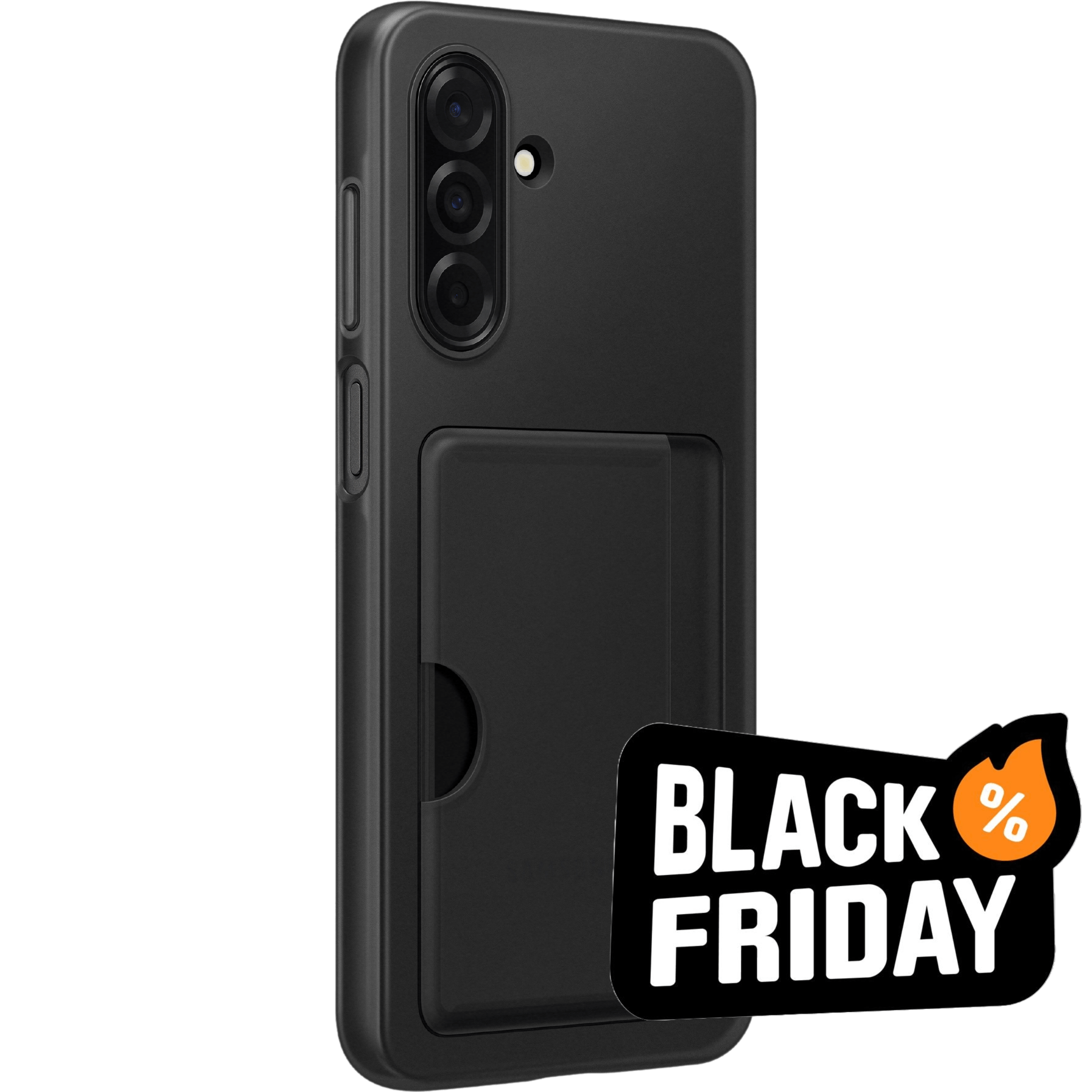 Samsung Galaxy A26 Card Slot Case Zwart