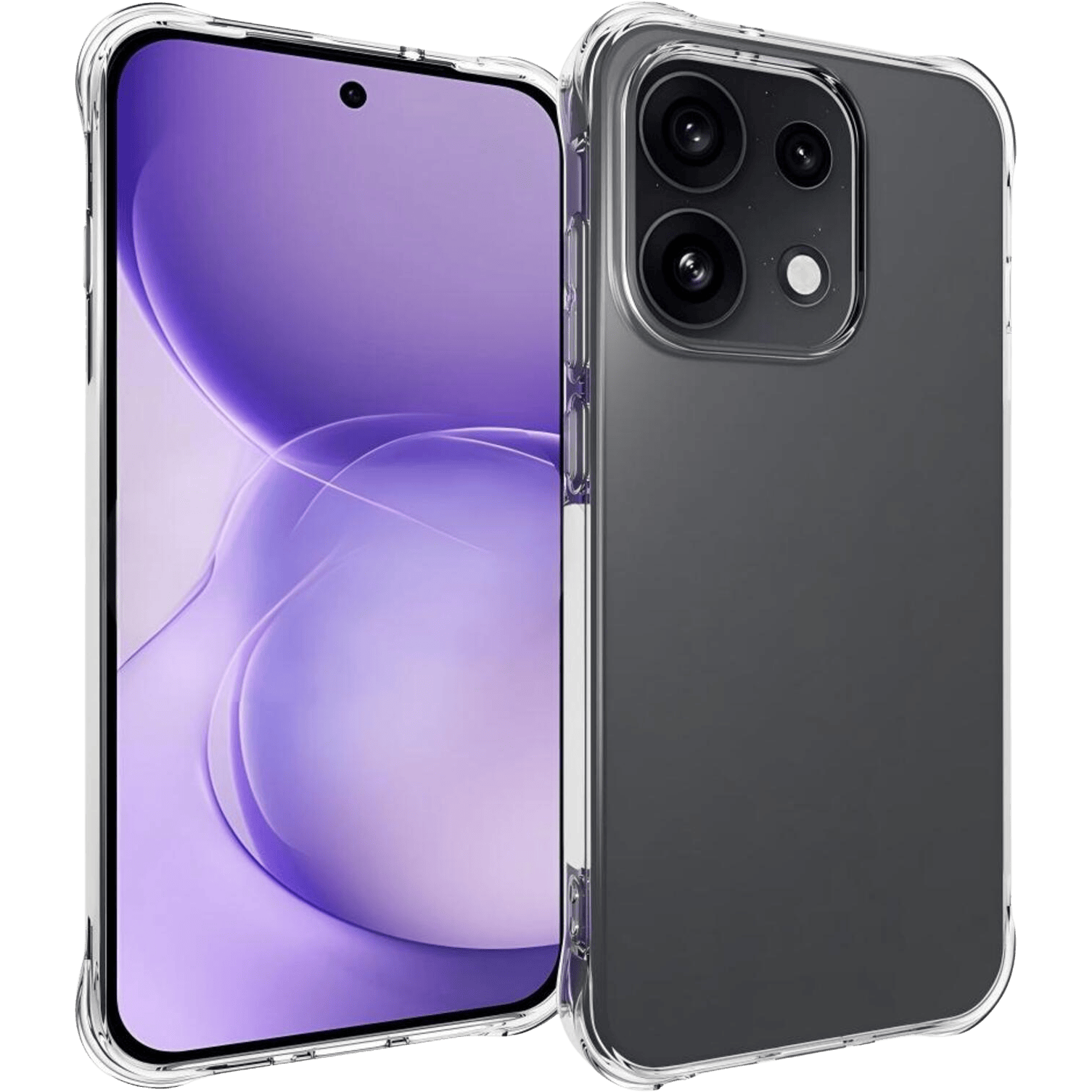 CaseBody OPPO Reno16 Pro 5G Shockproof Hoesje Transparant