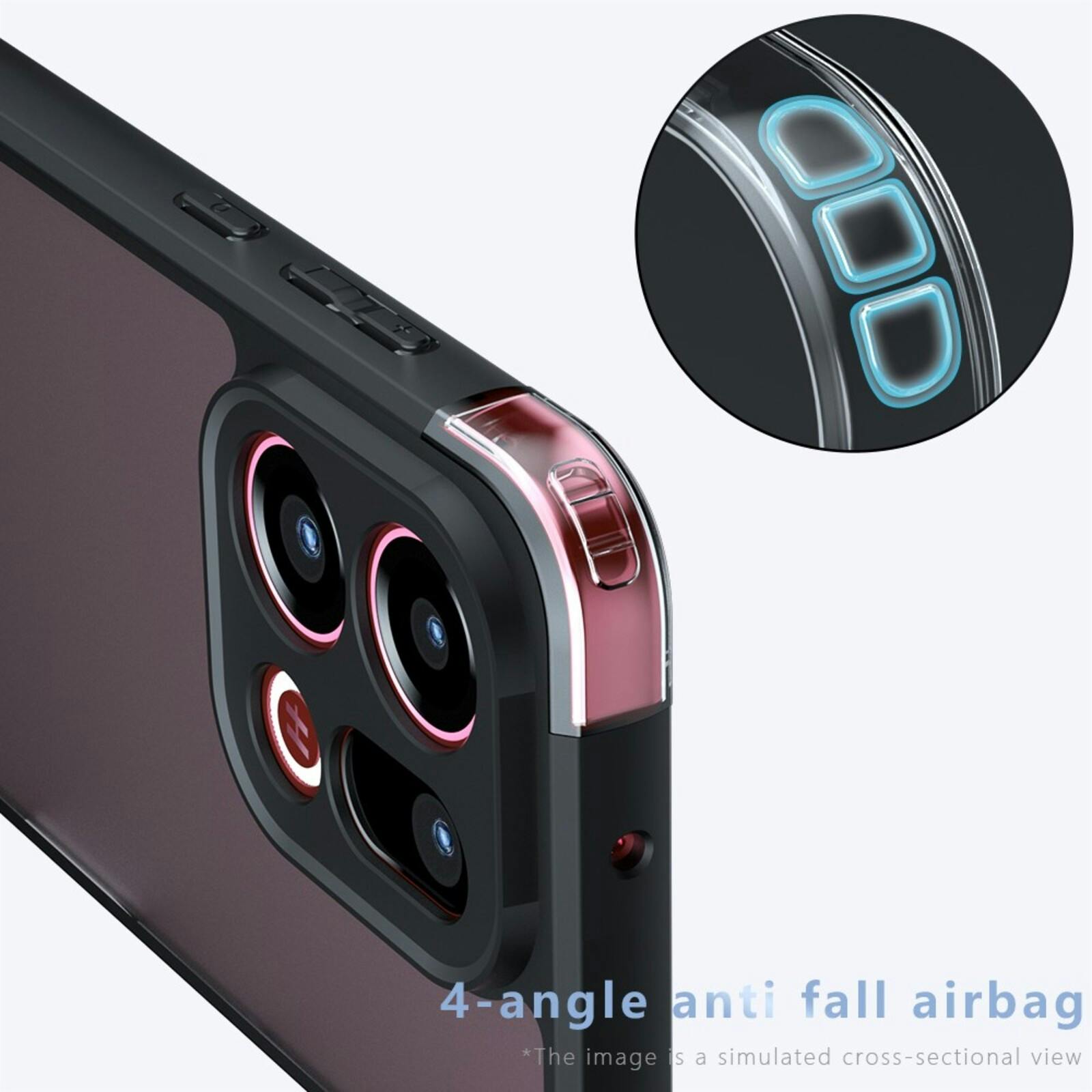 CaseBody Oppo Find X9 Slim Anti-Shock Hoesje Zwart
