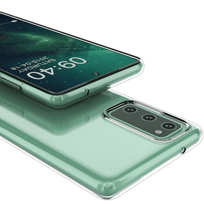 CaseBody Samsung Galaxy S20 FE Schok- en Valbestendig Beschermhoesje Transparant