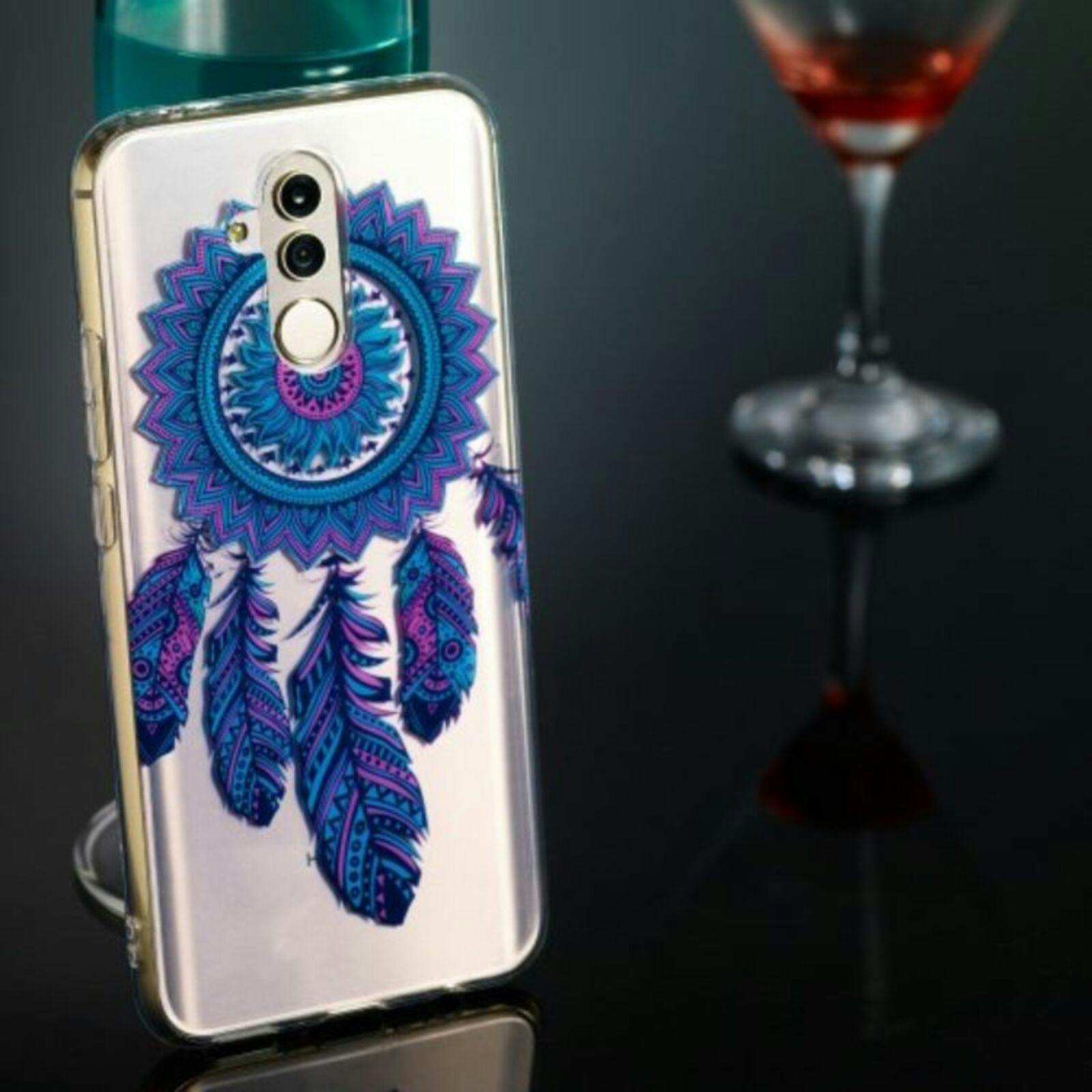 Comfycase Huawei Mate 20 Lite Hoesje Kleurrijke Dromenvanger Meerkleurig