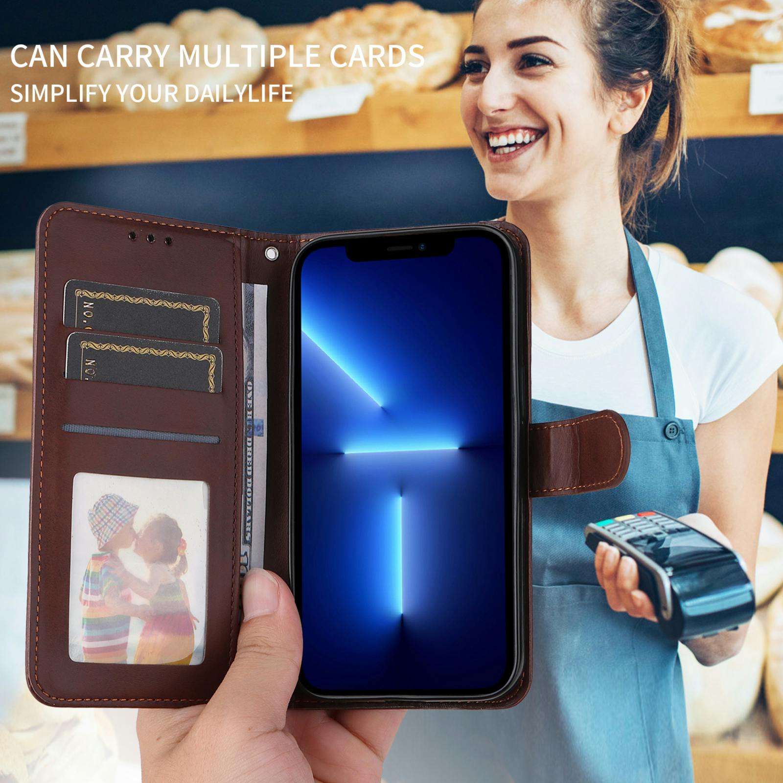 Comfycase OPPO Reno16 (Pro) 5G Bookcase Bruin