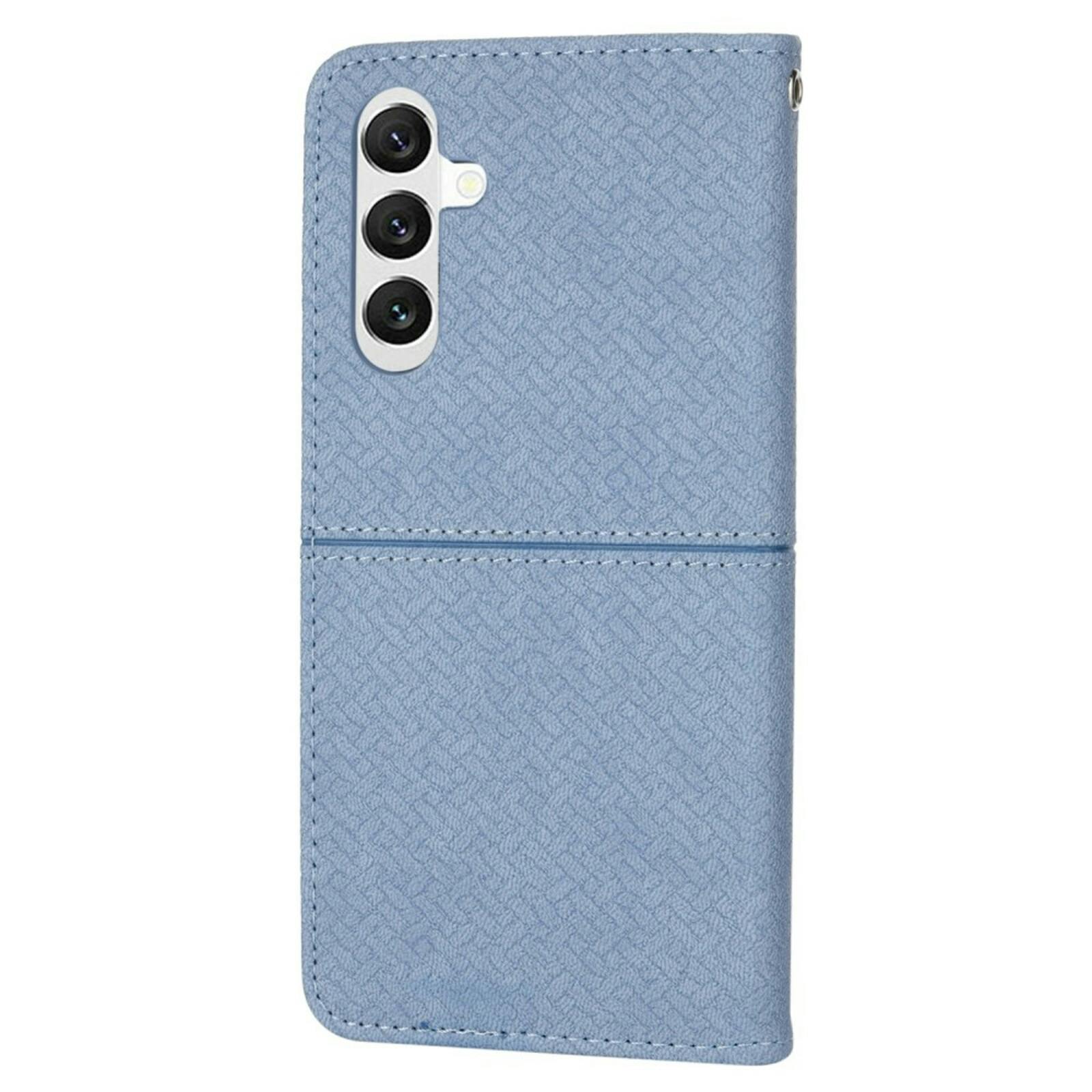 Comfycase Samsung Galaxy A15 Zacht Boek Hoesje Blauw