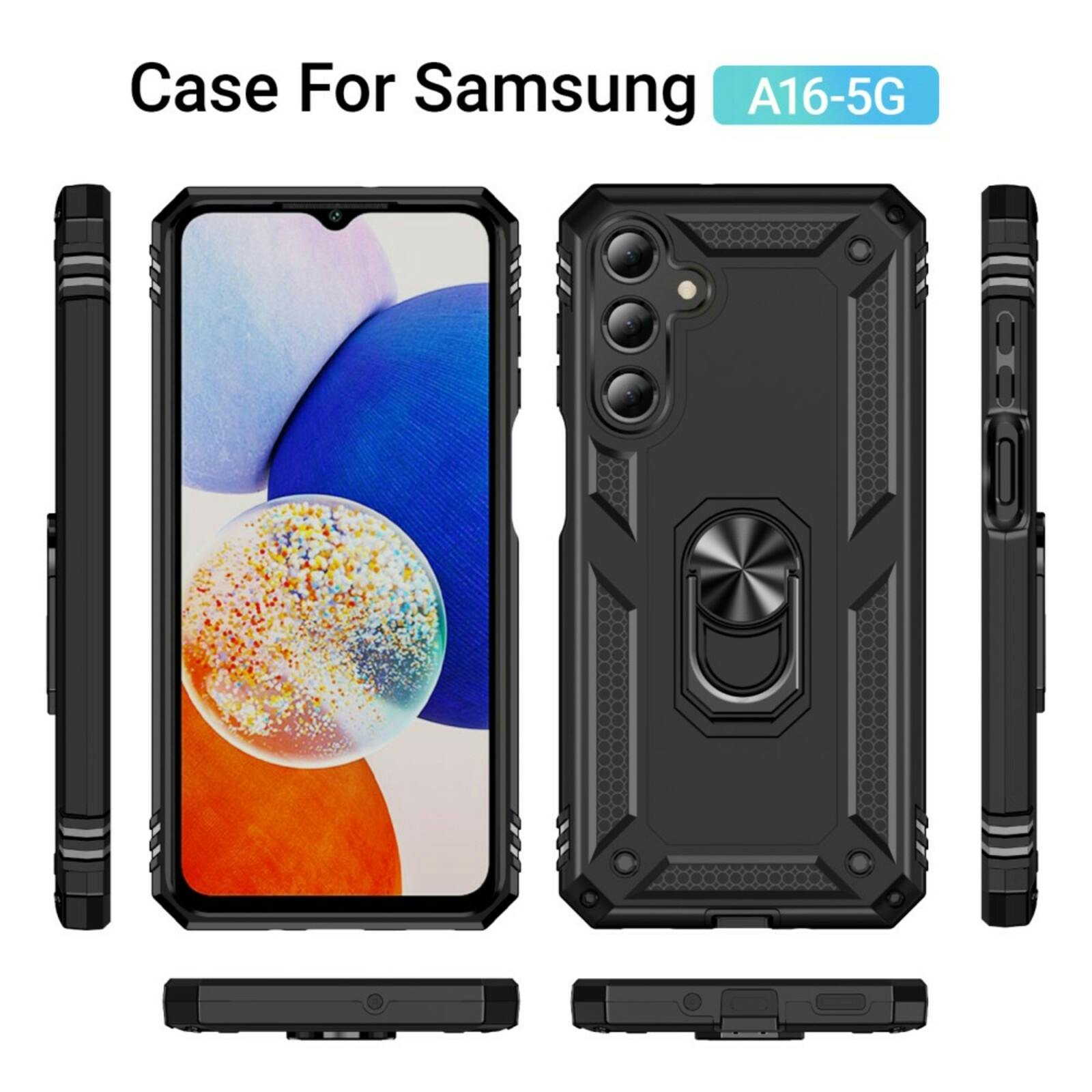 CaseBody Samsung Galaxy A16 Shield Case Zwart