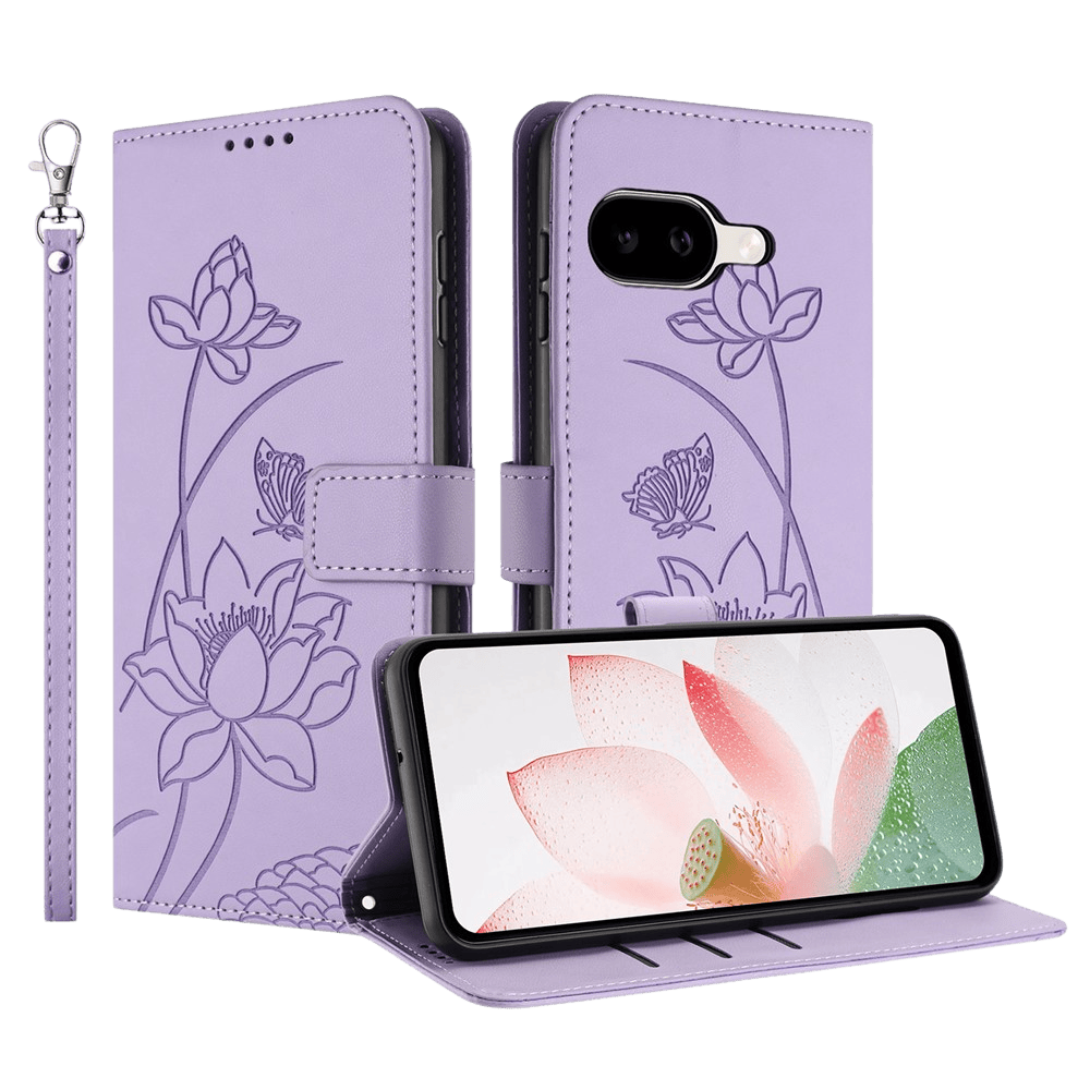Comfycase Google Pixel 10a Lotus Bookcase Paars