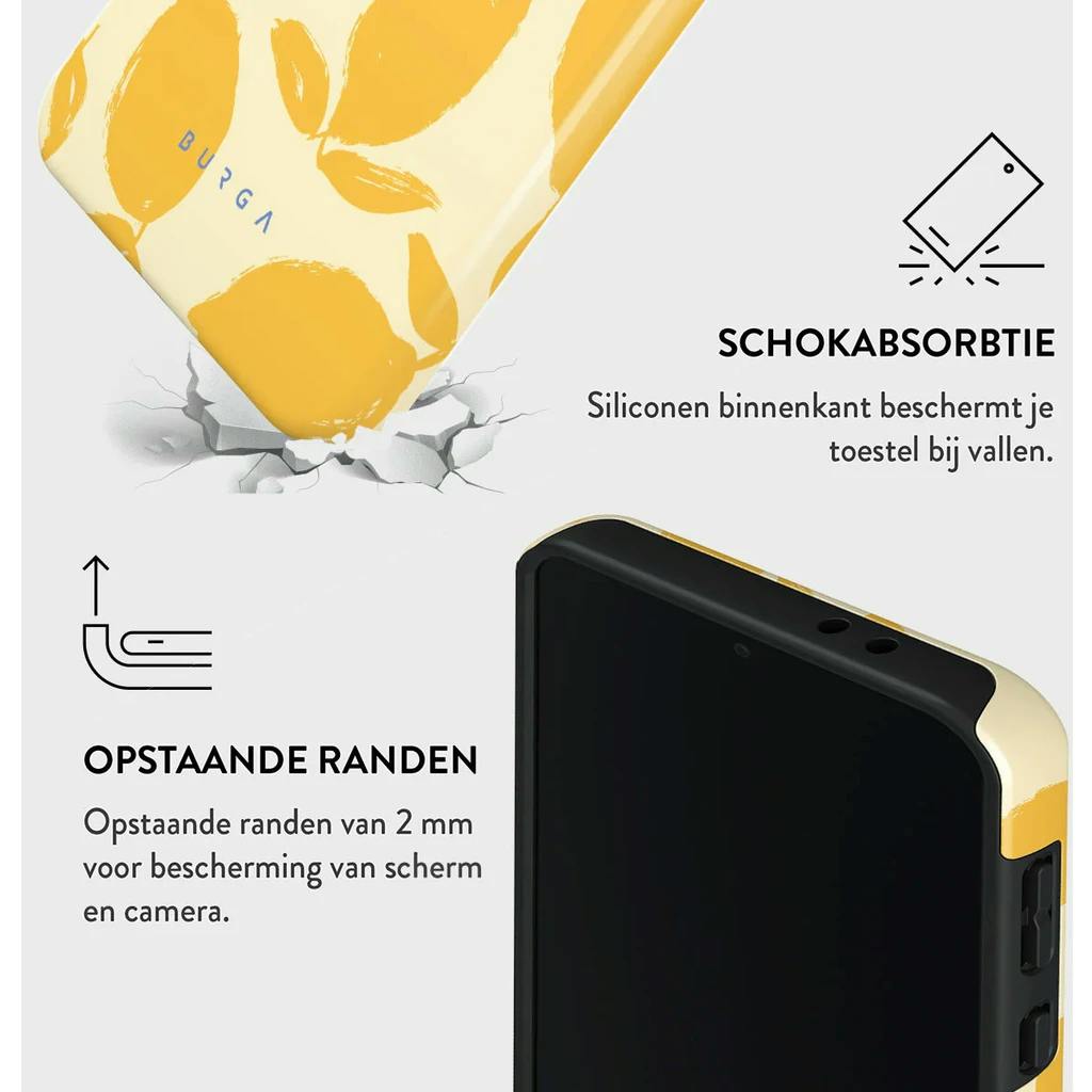 Burga Samsung Galaxy S25 Plus Fashion Hoesje Lemon