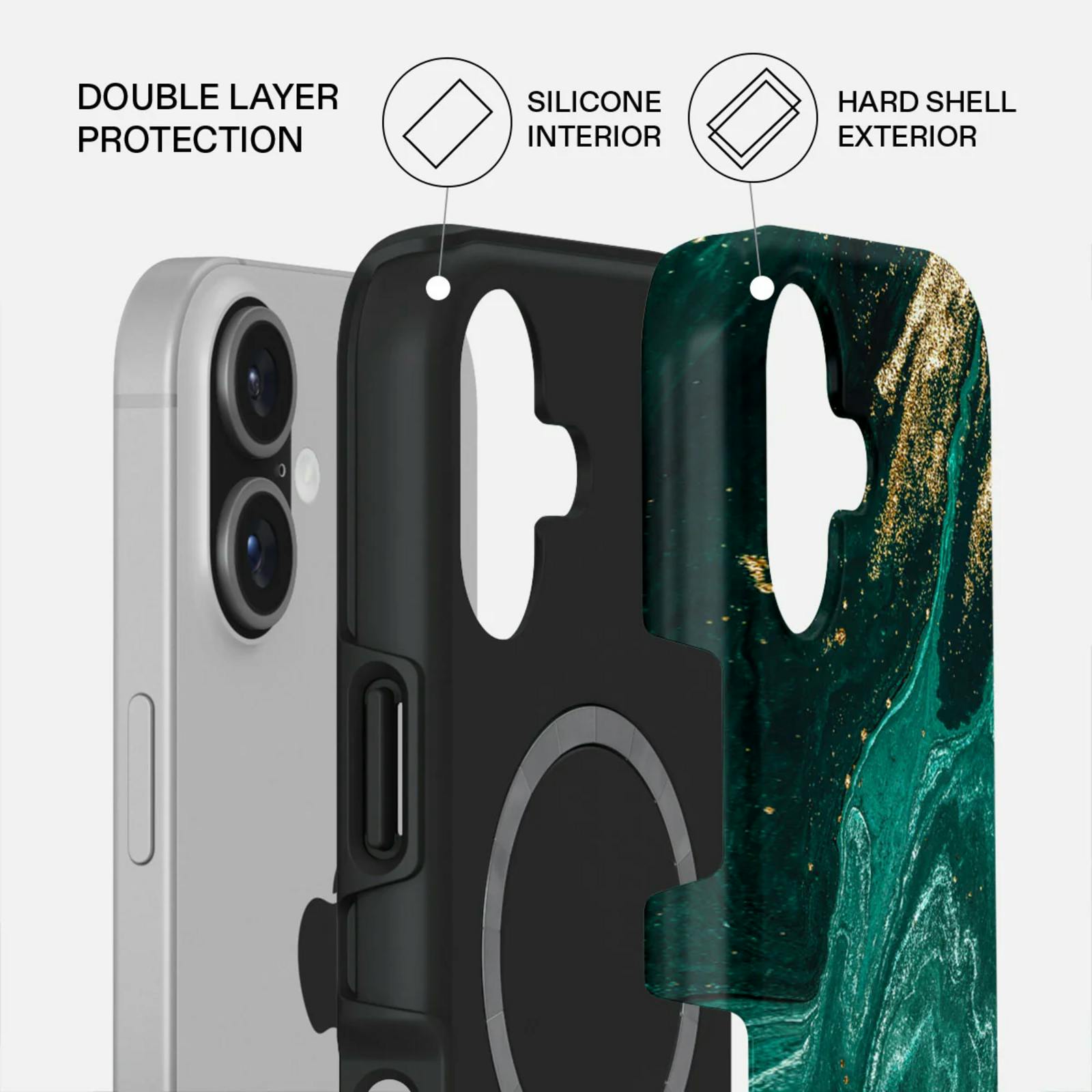 Burga iPhone 17 MagSafe Case Emerald Pool