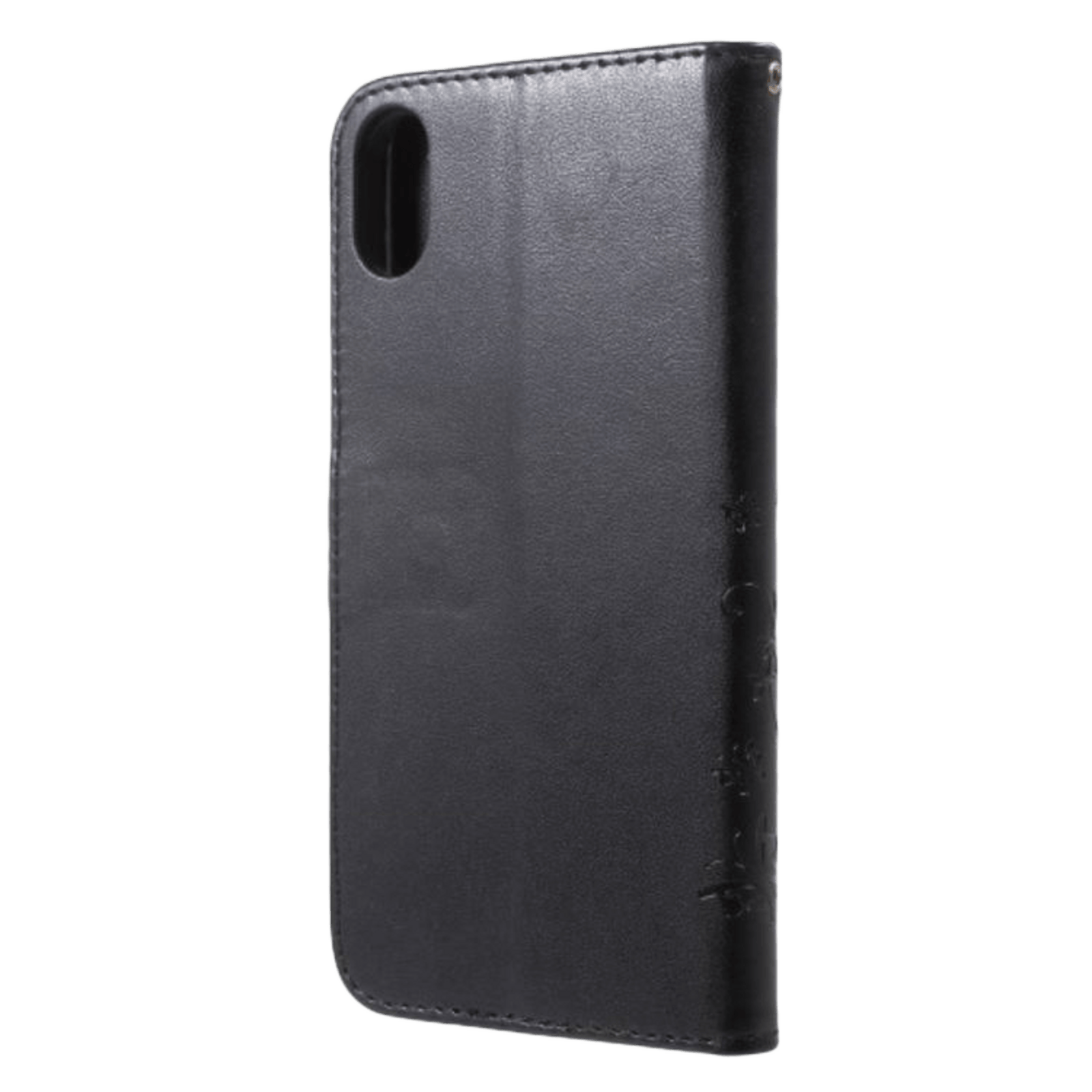 Mocaa iPhone Xs Max Booklet Hoesje Zwart