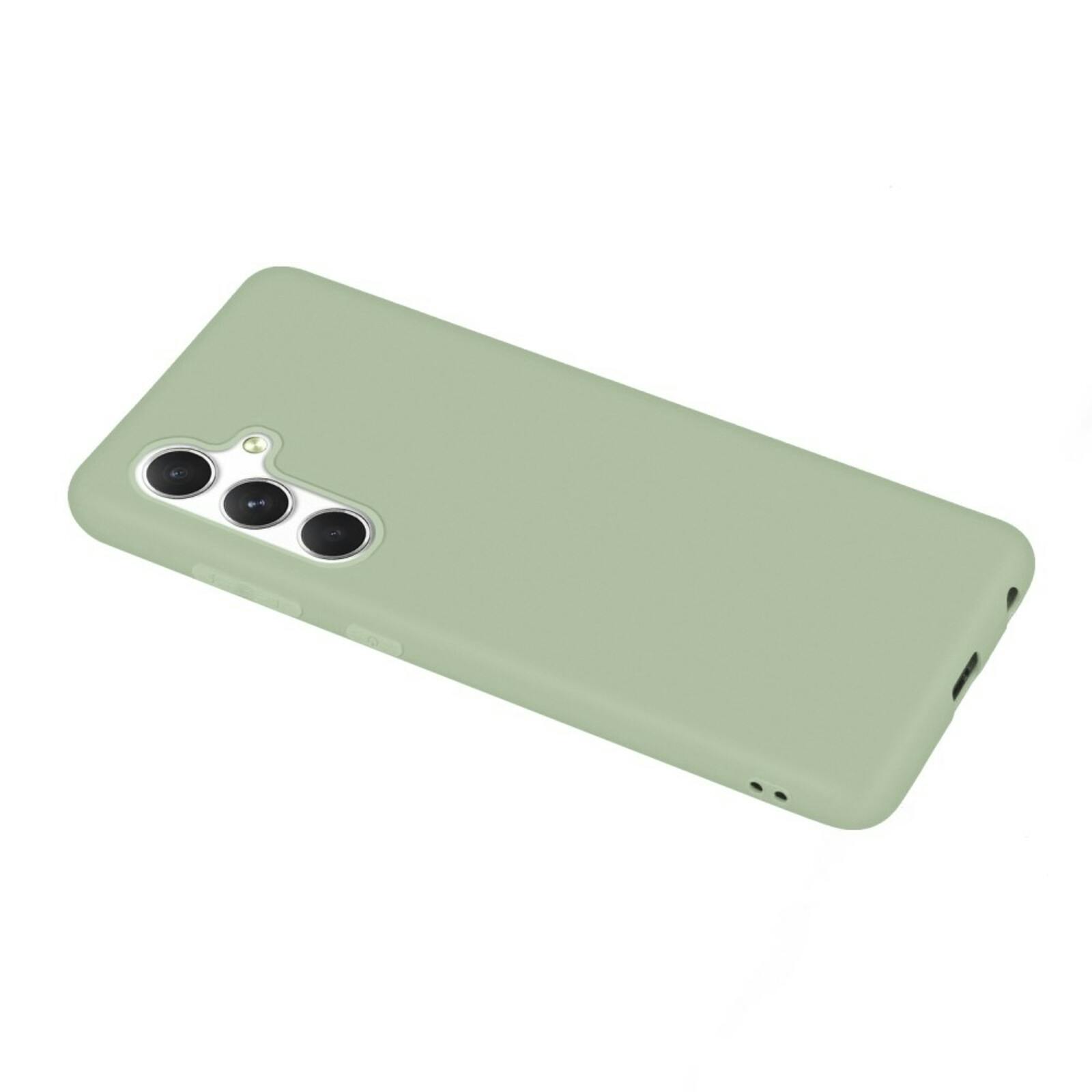 Mocaa Samsung Galaxy A15 Slim-Fit Telefoonhoesje Groen