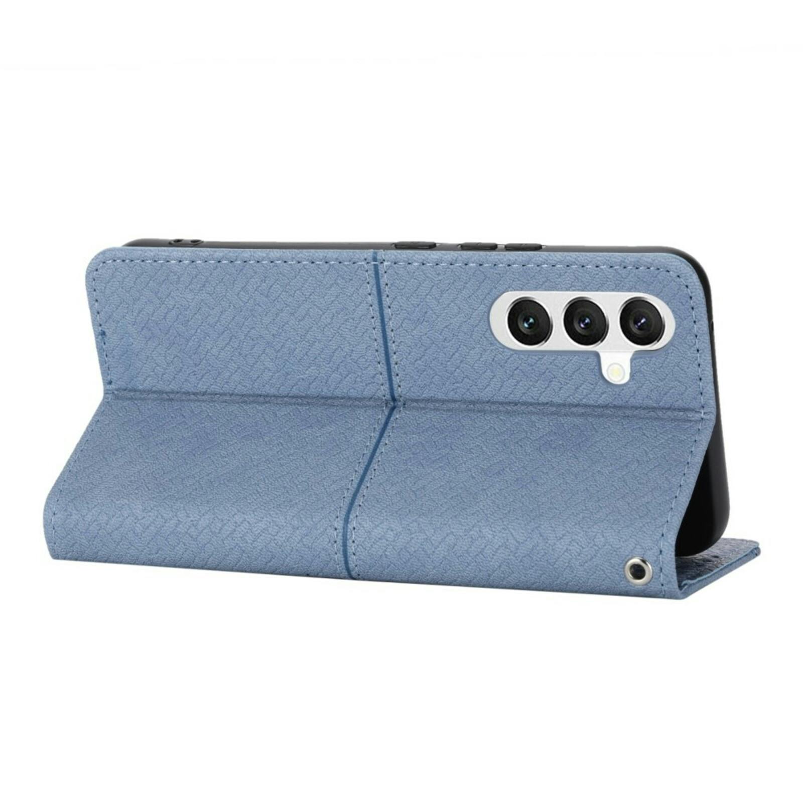 Comfycase Samsung Galaxy A15 Zacht Boek Hoesje Blauw