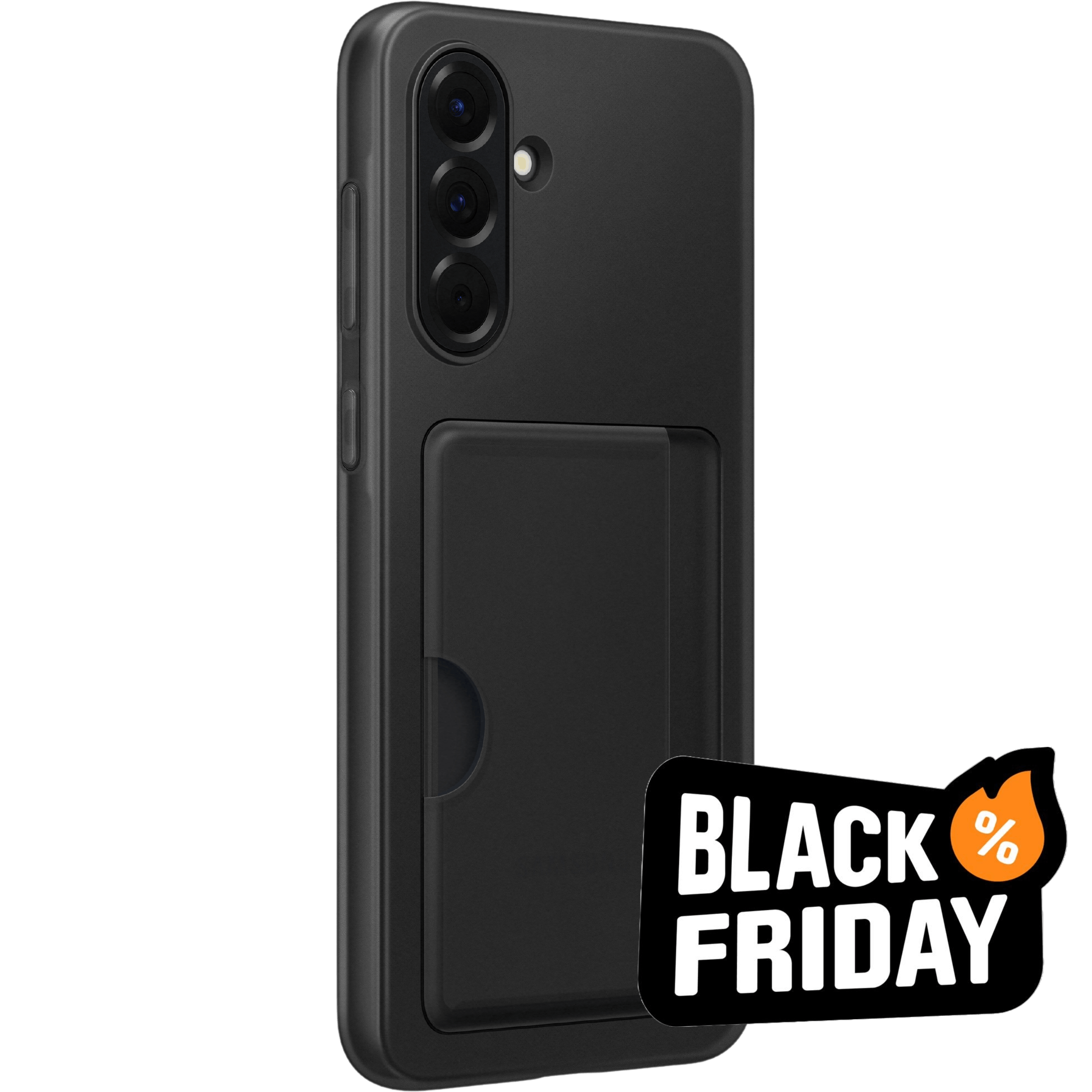 Samsung Galaxy A36 Card Slot Case Zwart