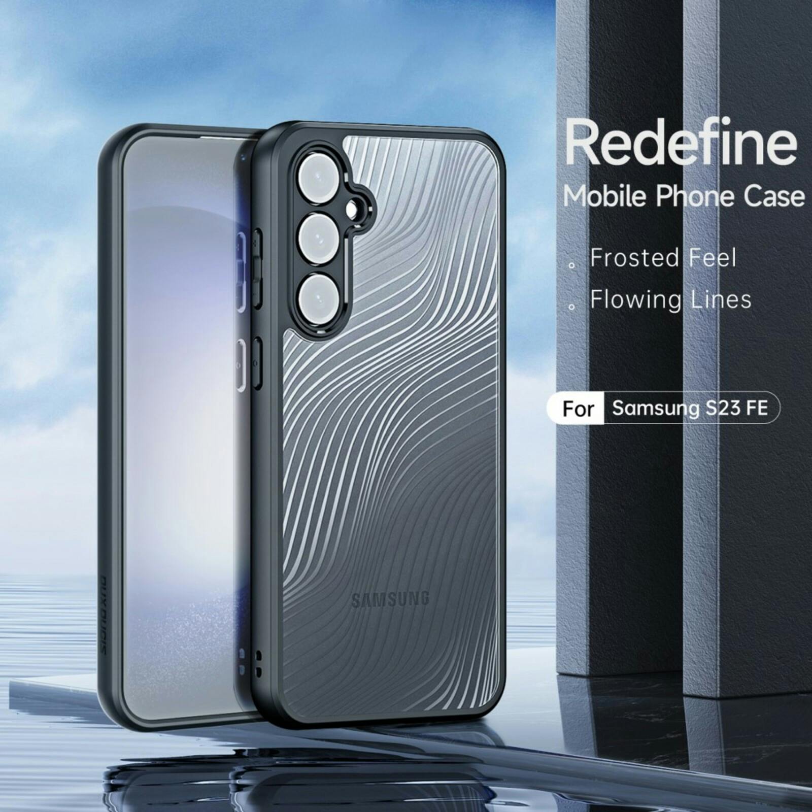 DUX DUCIS Samsung Galaxy S23 FE Aimo Series Eco Hoesje Zwart