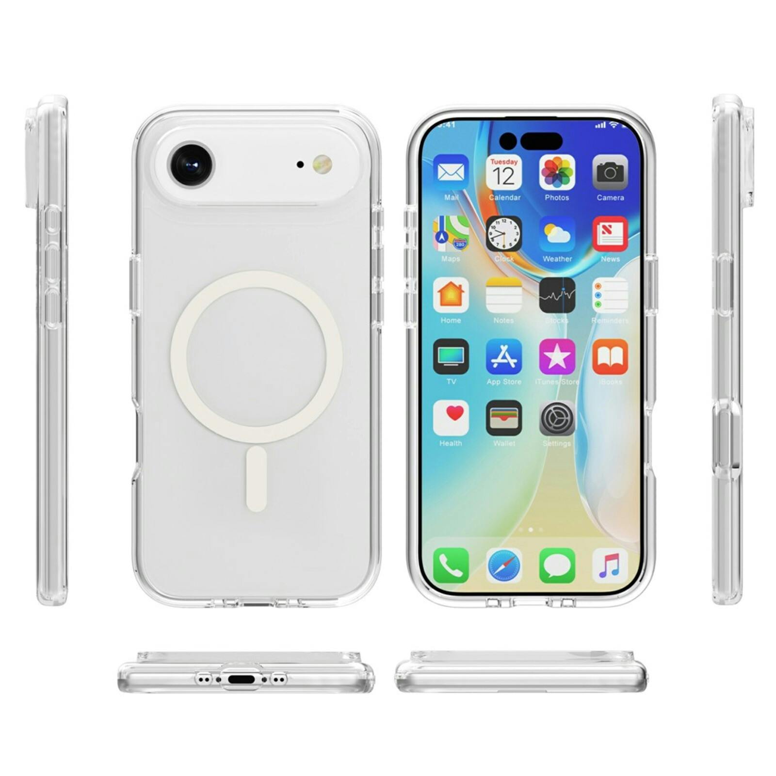 Mocaa Apple iPhone 17 Air Slim Armor with MagSafe Transparant