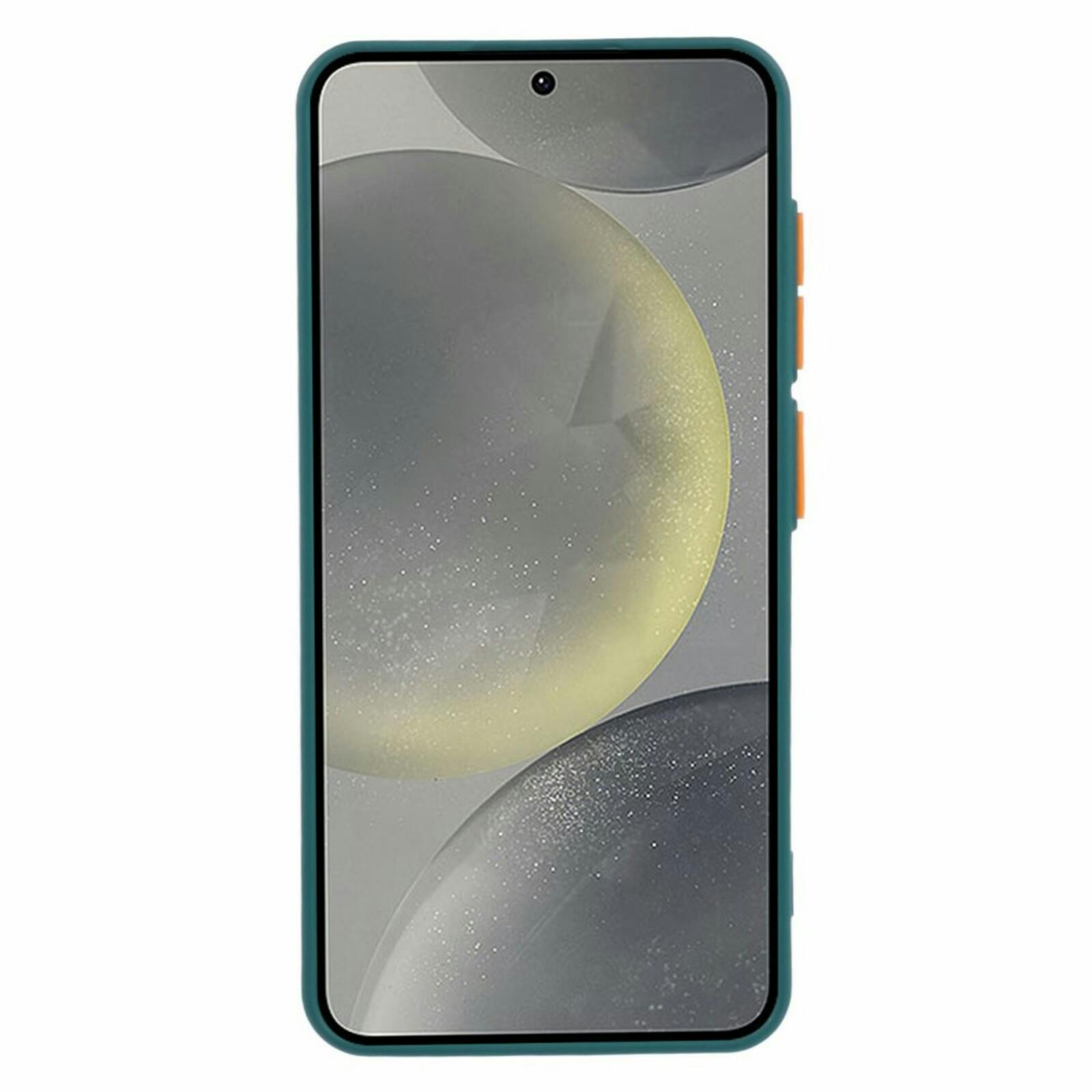 CaseBody Samsung A55 Telefoonhoesje met Kaarthouder Donkergroen