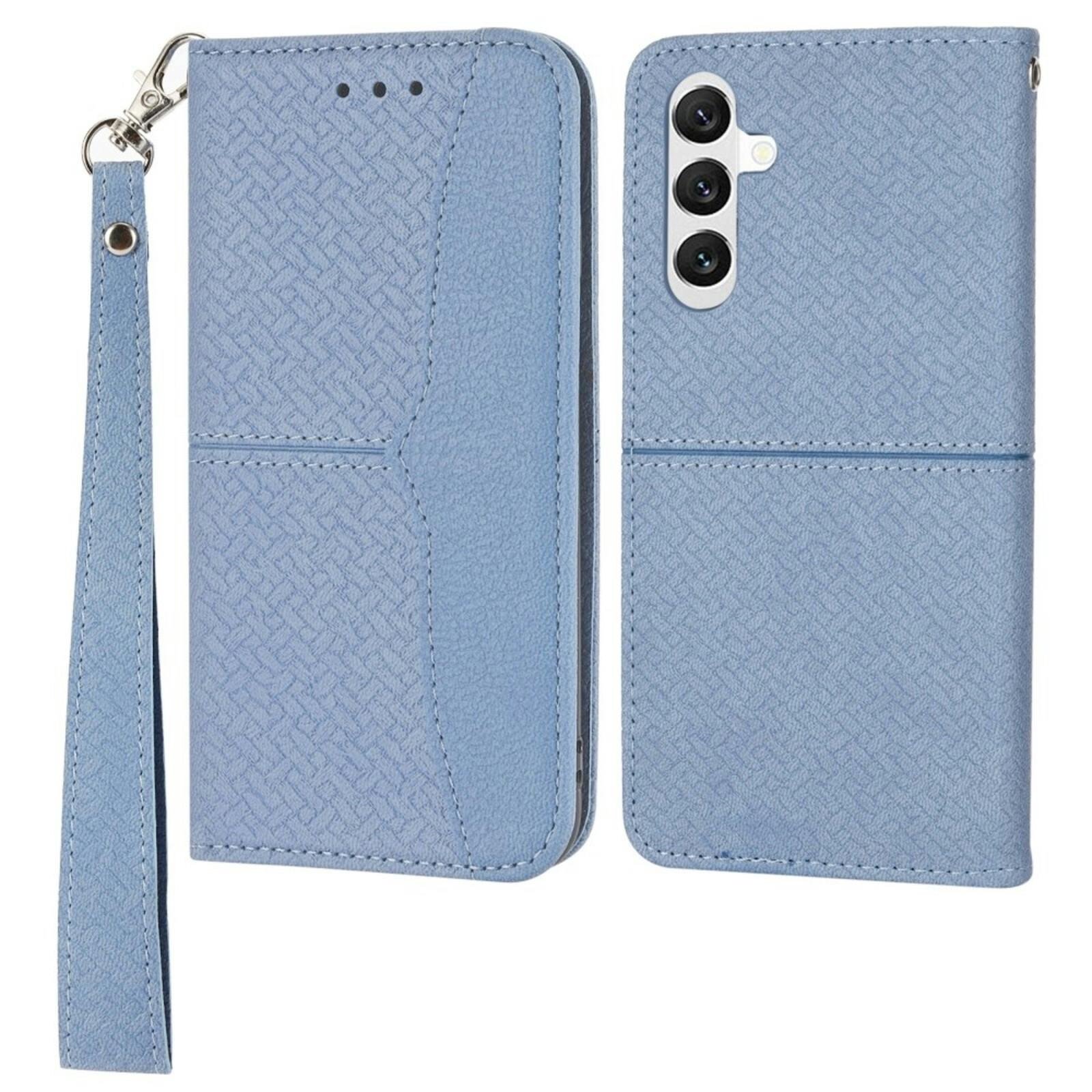 Comfycase Samsung A36 Zacht Boek Hoesje met Koord Blauw