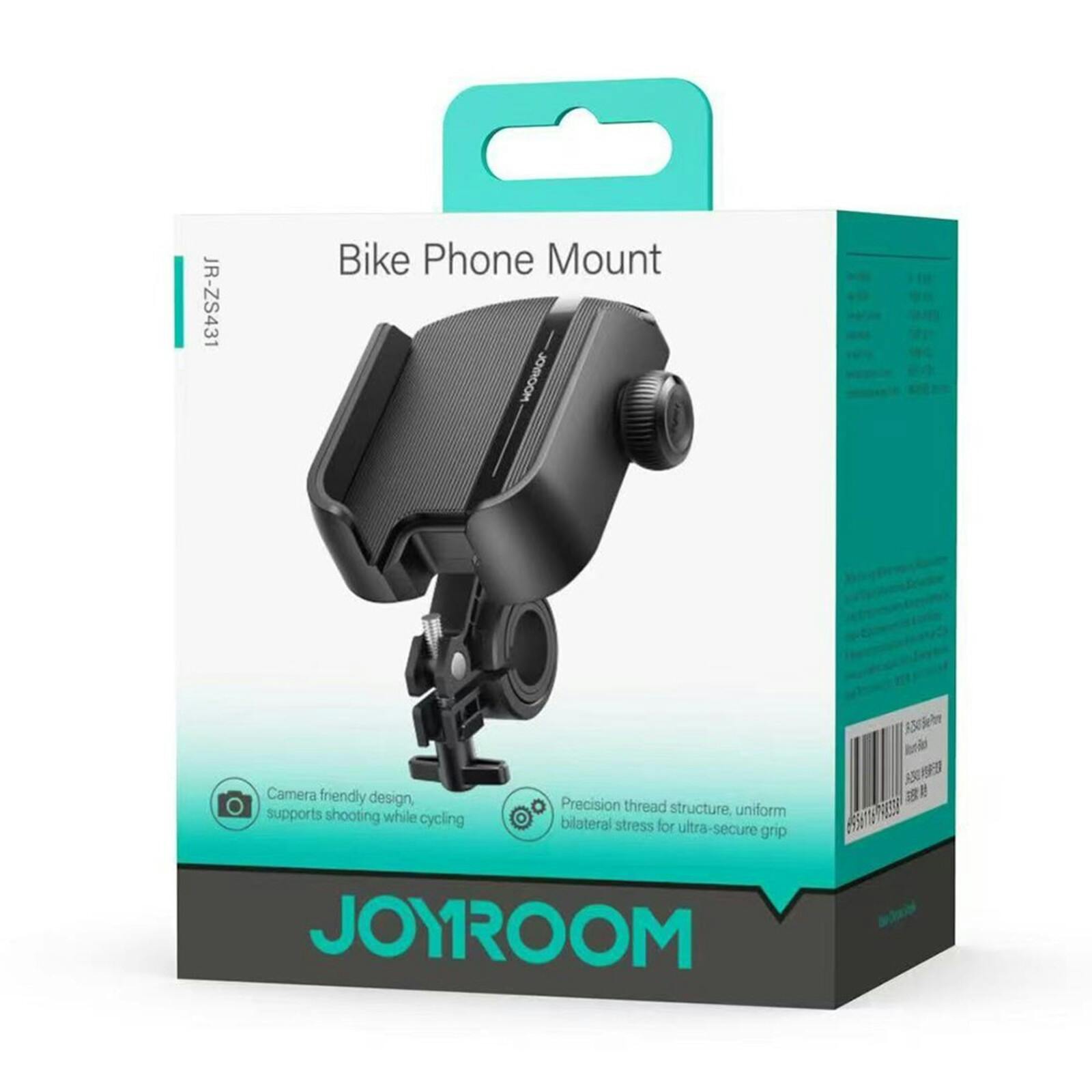 Joyroom 360 Graden Draaibare Fietshouder Zwart