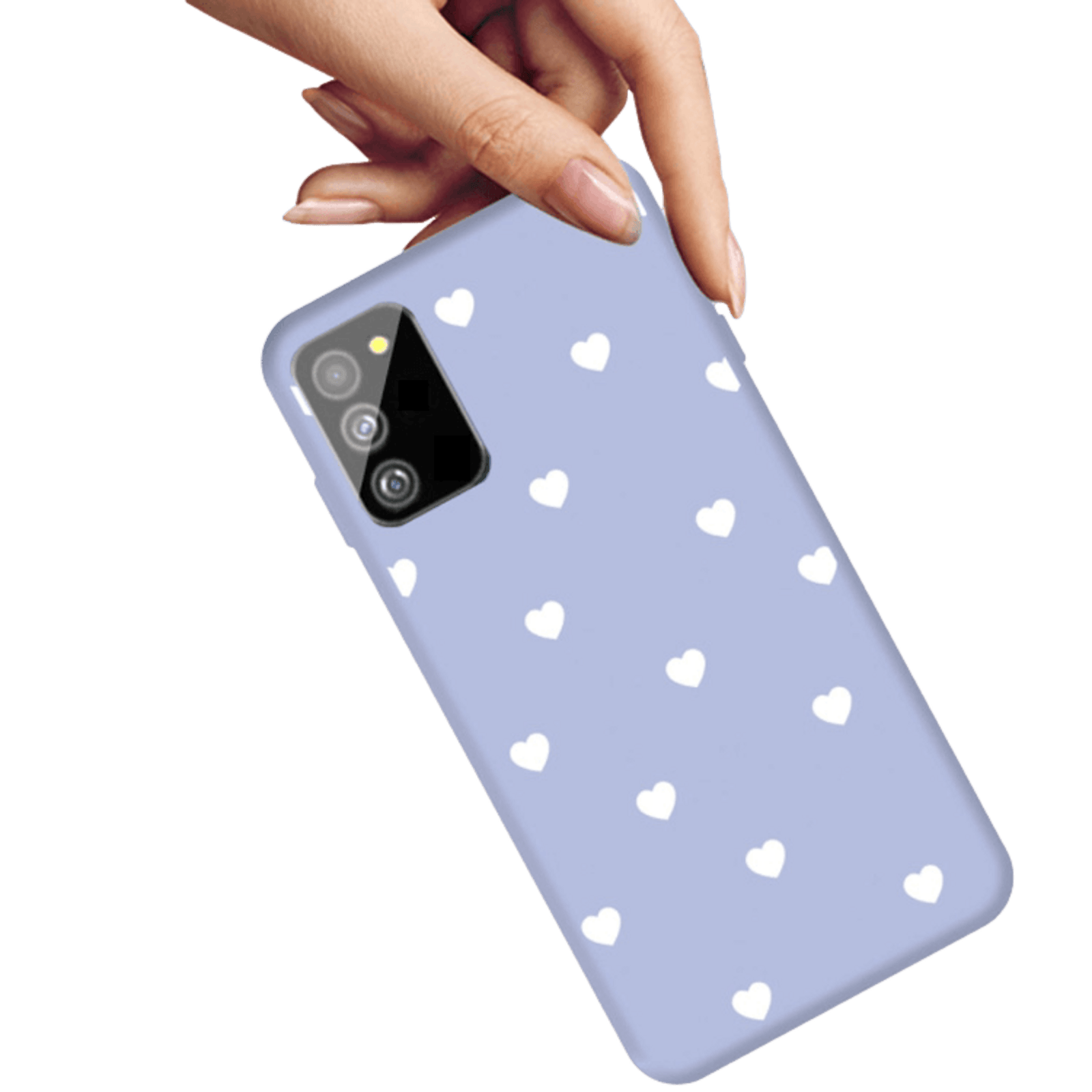 Mocaa Samsung Galaxy S20 Hearts Case Paars