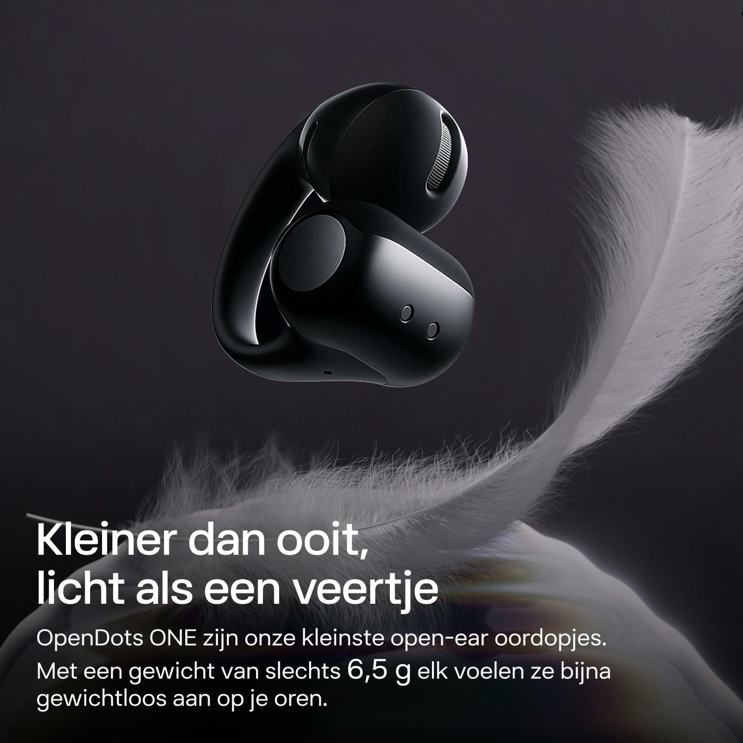 Shokz OpenDots ONE Zwart