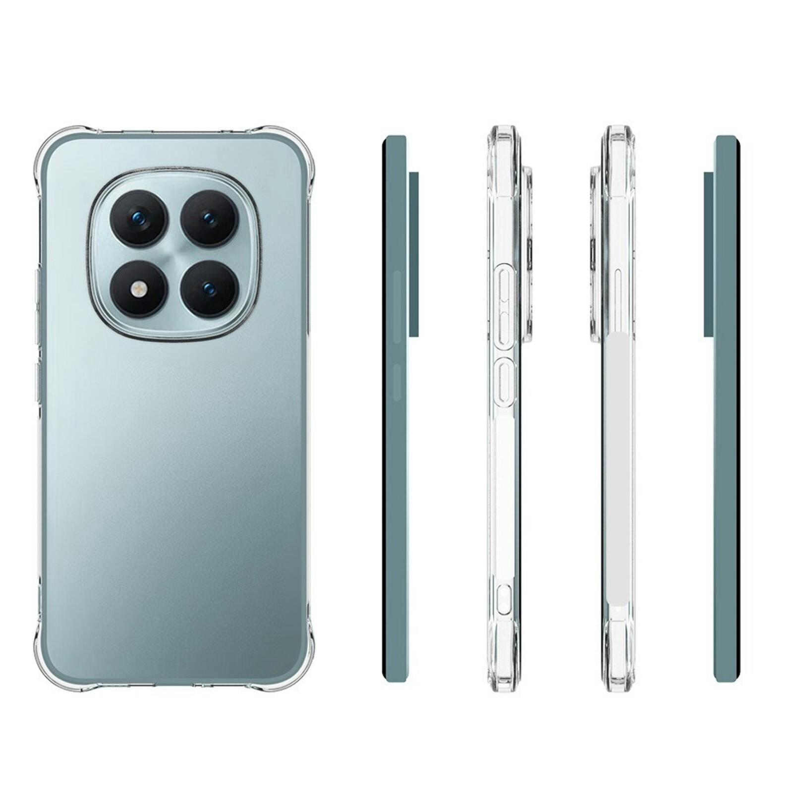 CaseBody Xiaomi Redmi Note 15 Pro+ 5G Shockproof Hoesje Transparant