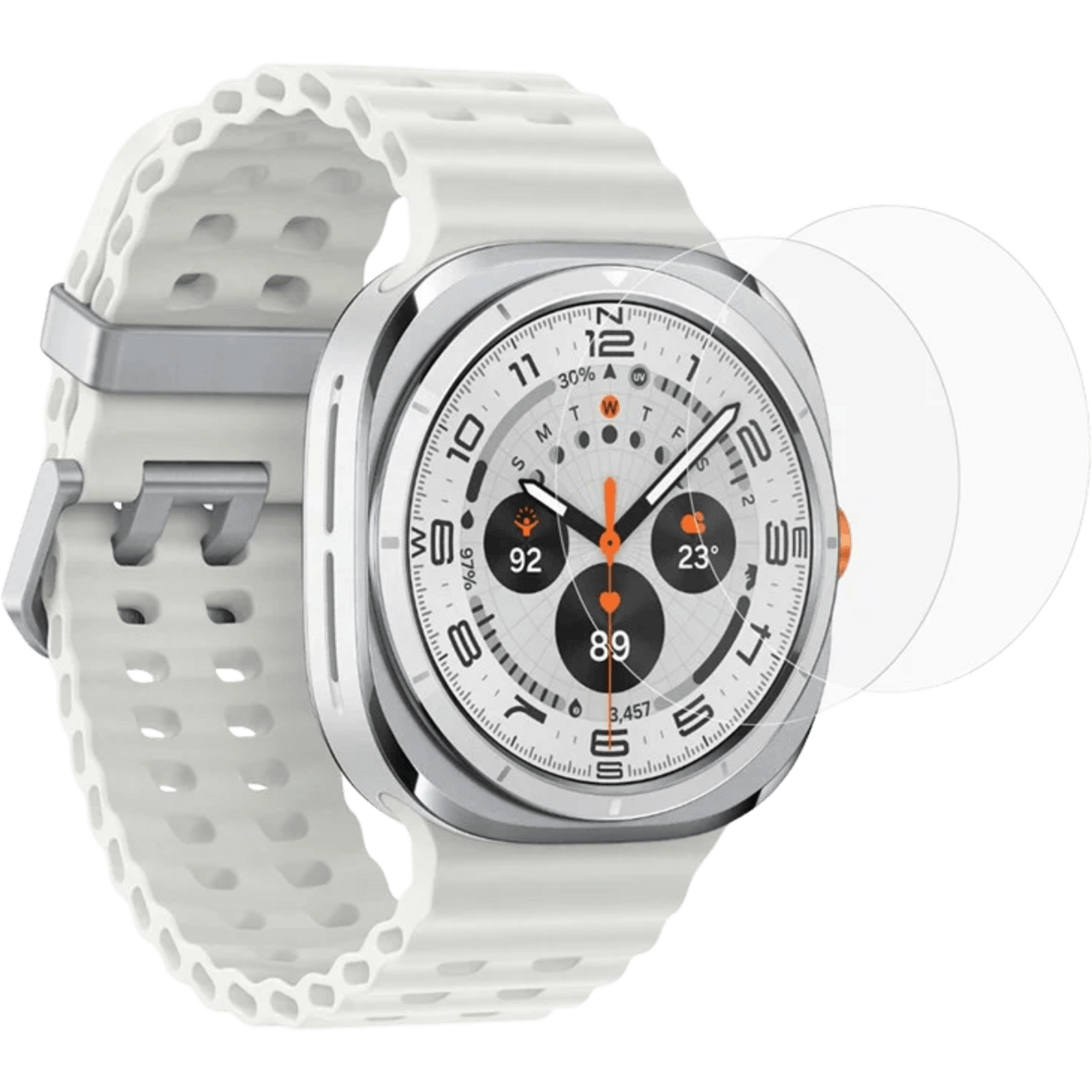 Mocaa Samsung Galaxy Watch Ultra Screenprotector - Voorkant