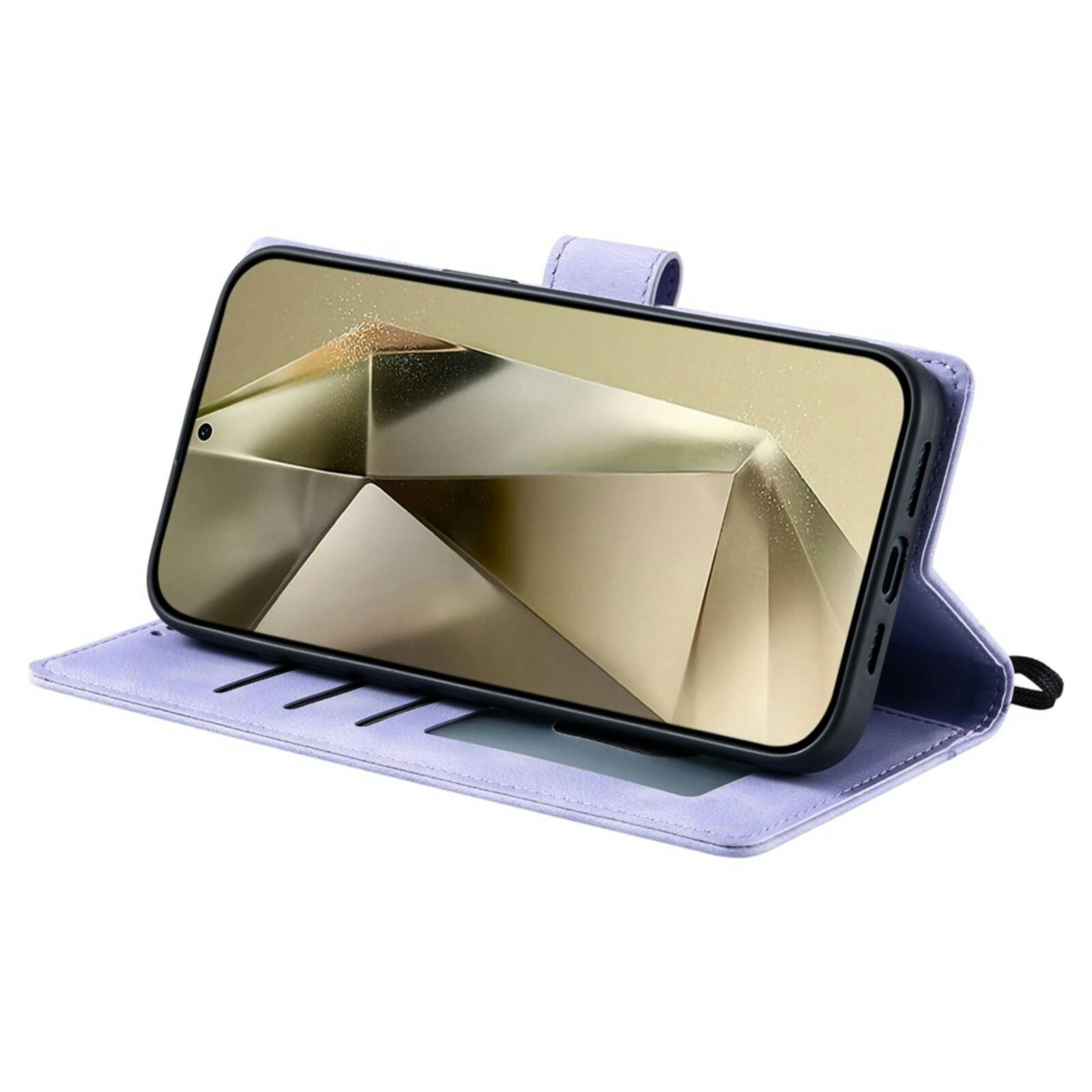 Comfycase Samsung Galaxy S25 FE Mandala Bookcase Paars