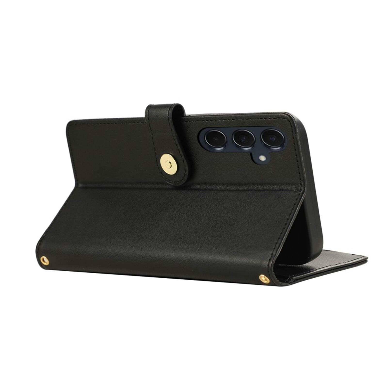 TwoTone Samsung Galaxy A57 Wallet Hoesje Zwart