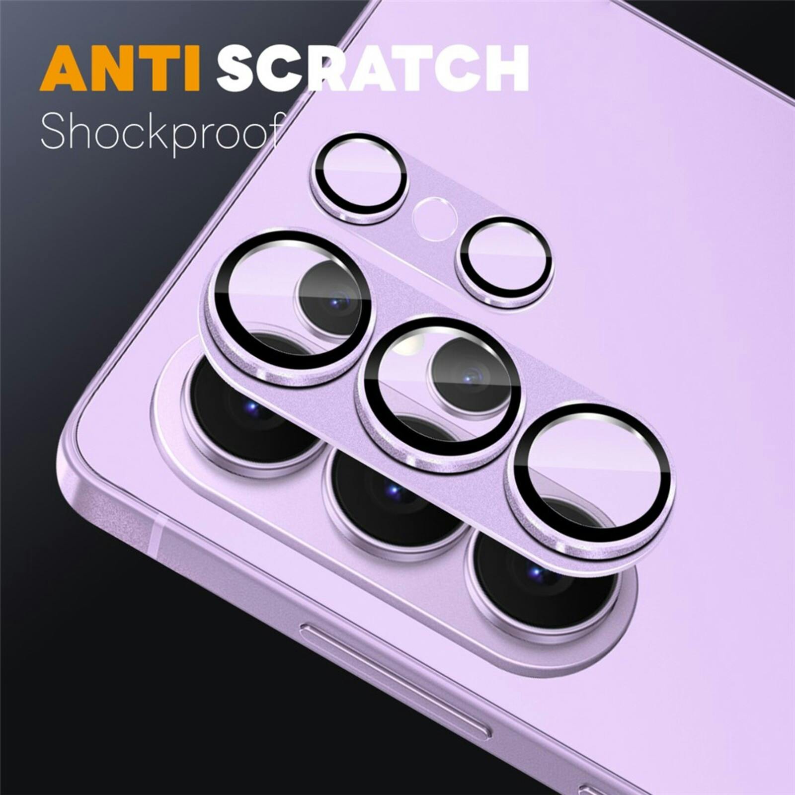 Northjo Samsung Galaxy S26 Ultra Full Cover Camera Protector Paars