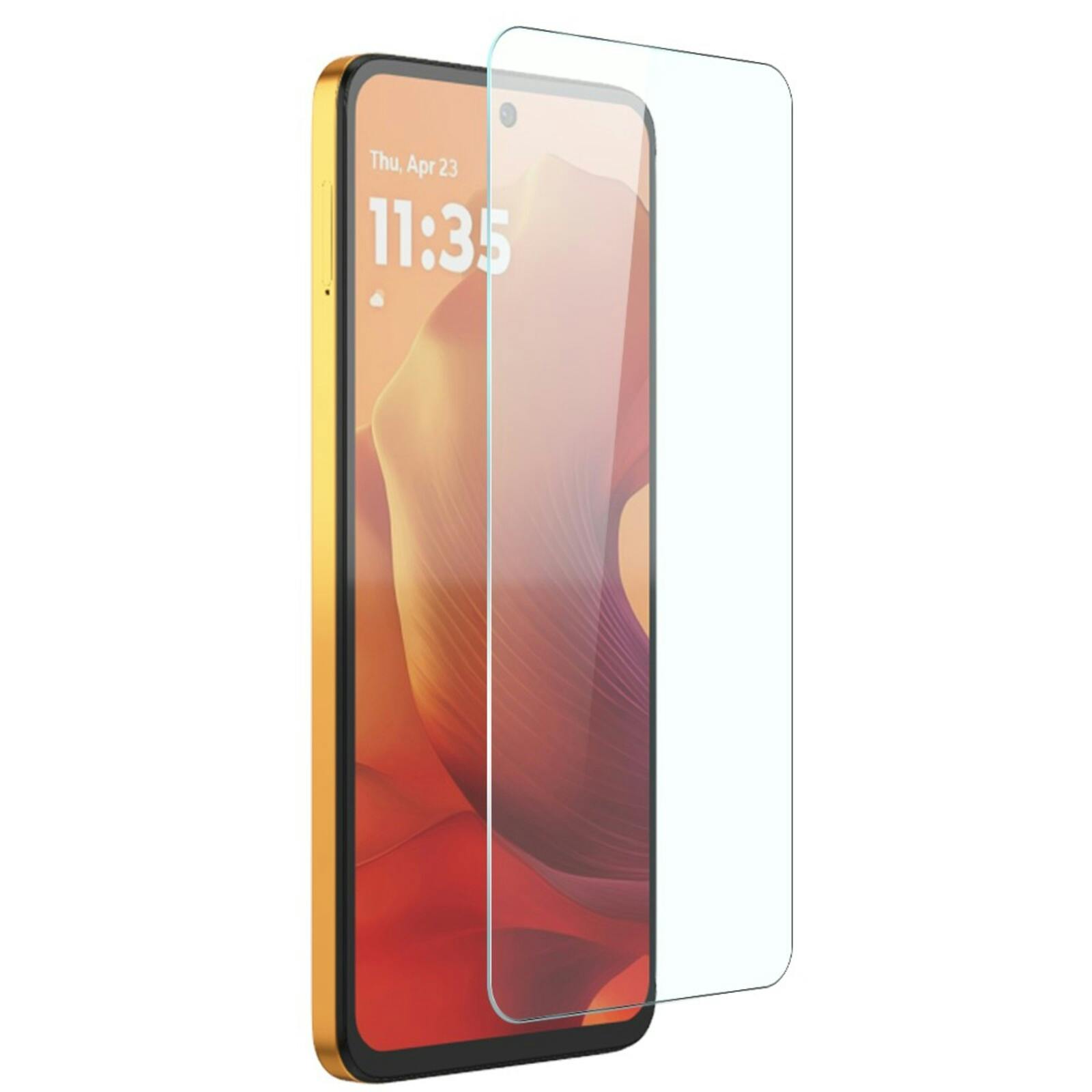 Northjo Motorola Moto G17 (Power) Hoesje en Screenprotector Transparant