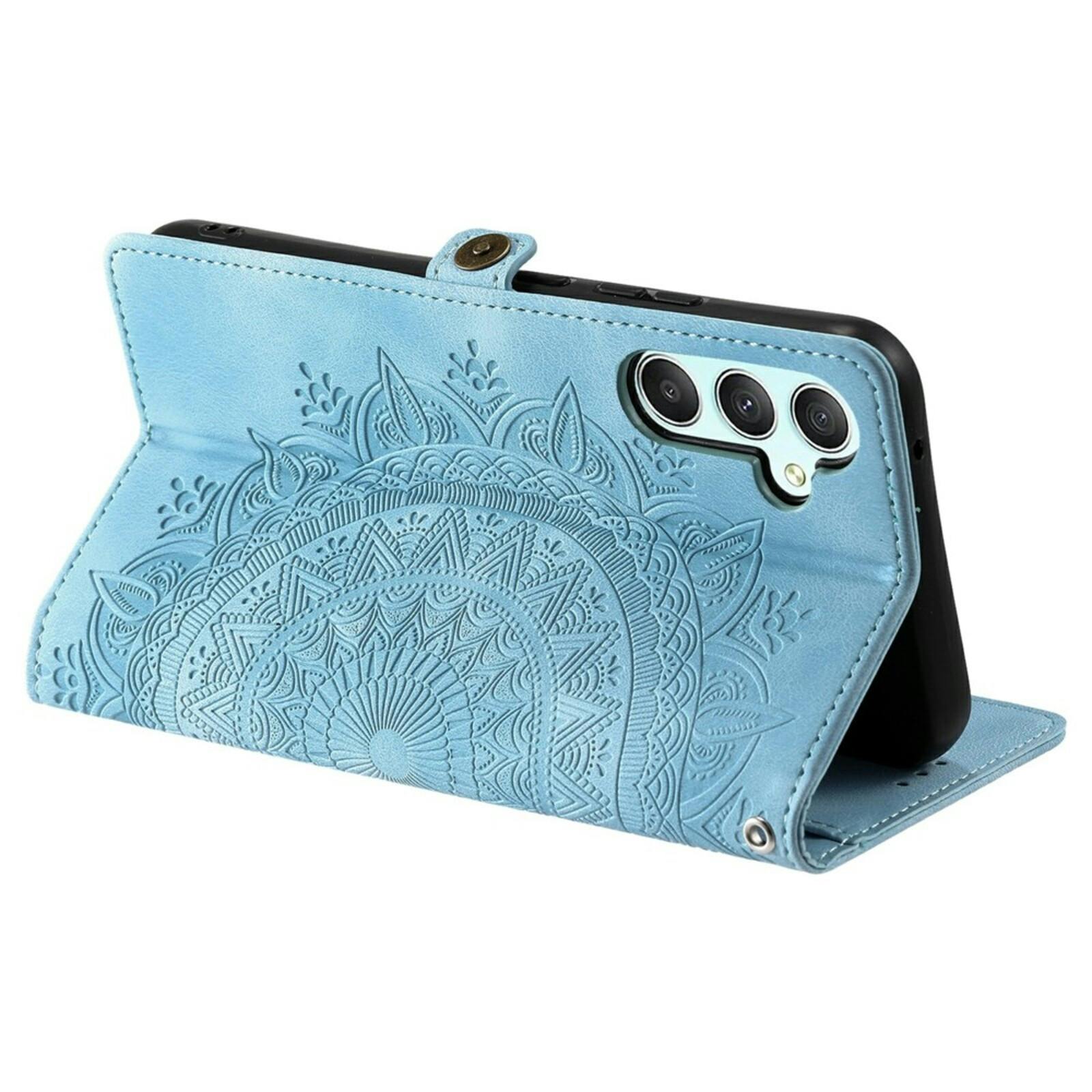 Comfycase Samsung Galaxy S26 FE Mandala Wallet Blauw