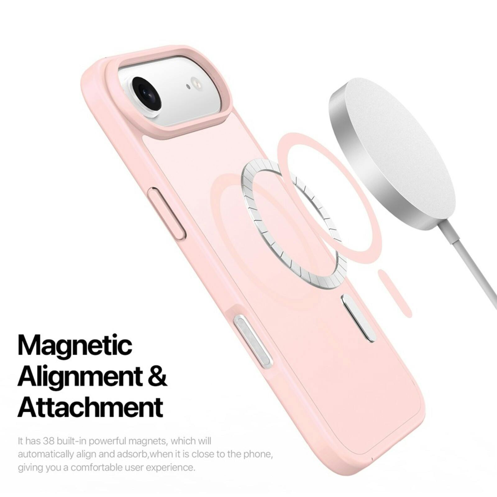 DUX DUCIS Apple iPhone 17 Air Mat MagSafe Hoesje Roze