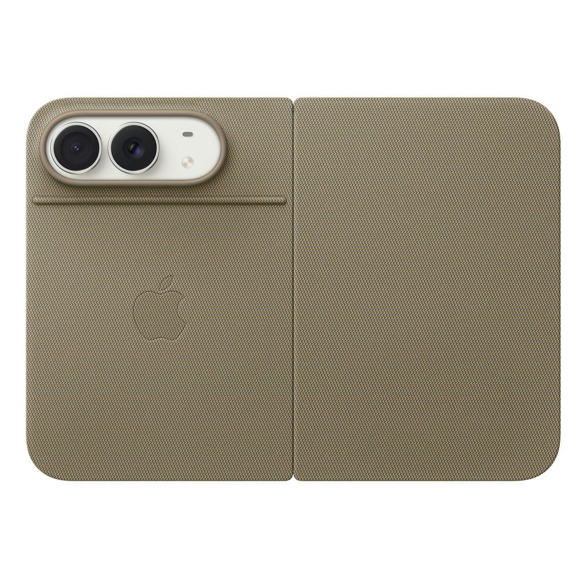 Apple iPhone Duo Folio Hoesje met Kickstand Taupe