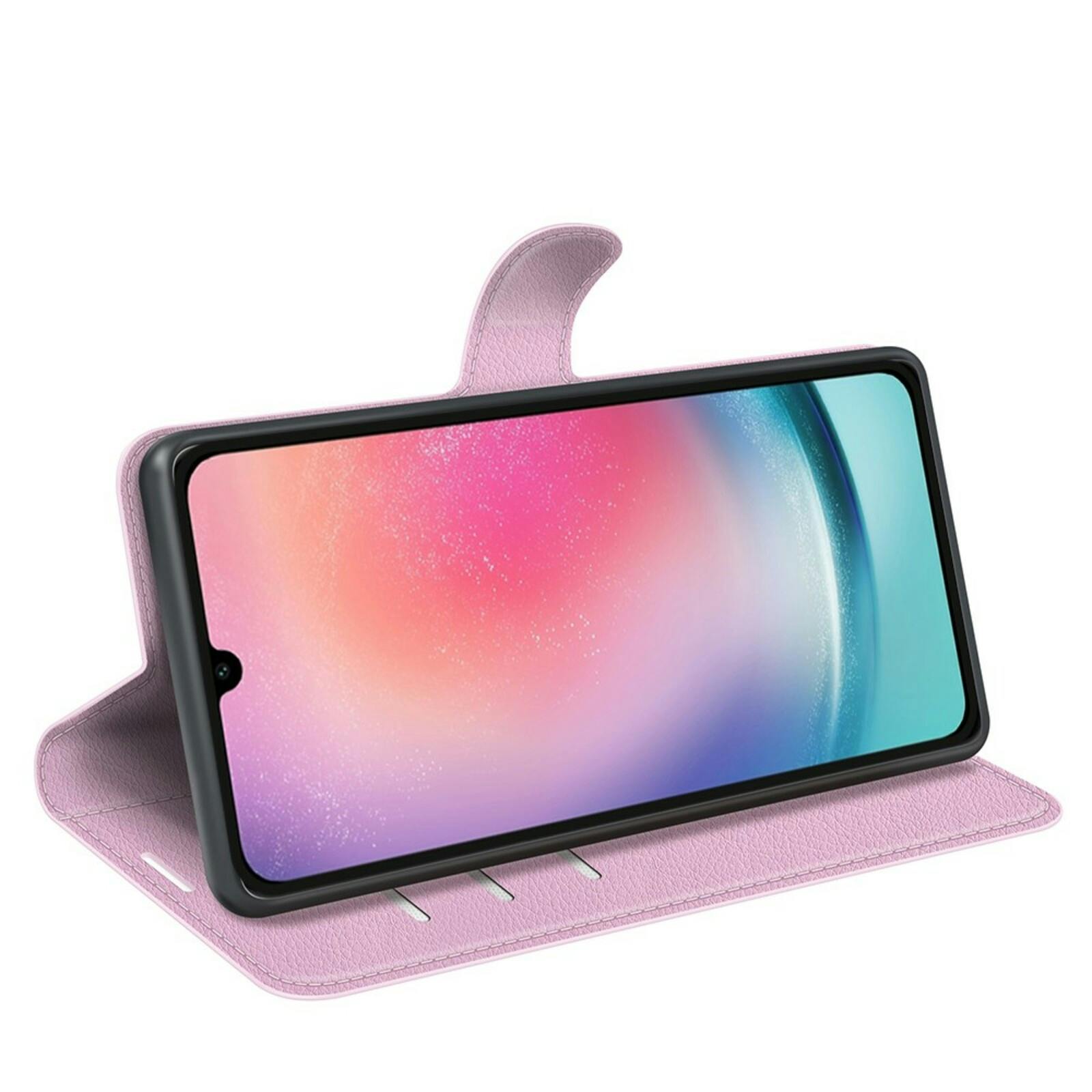 Mocaa Samsung Galaxy A16 Slim-Fit Bookcase Roze