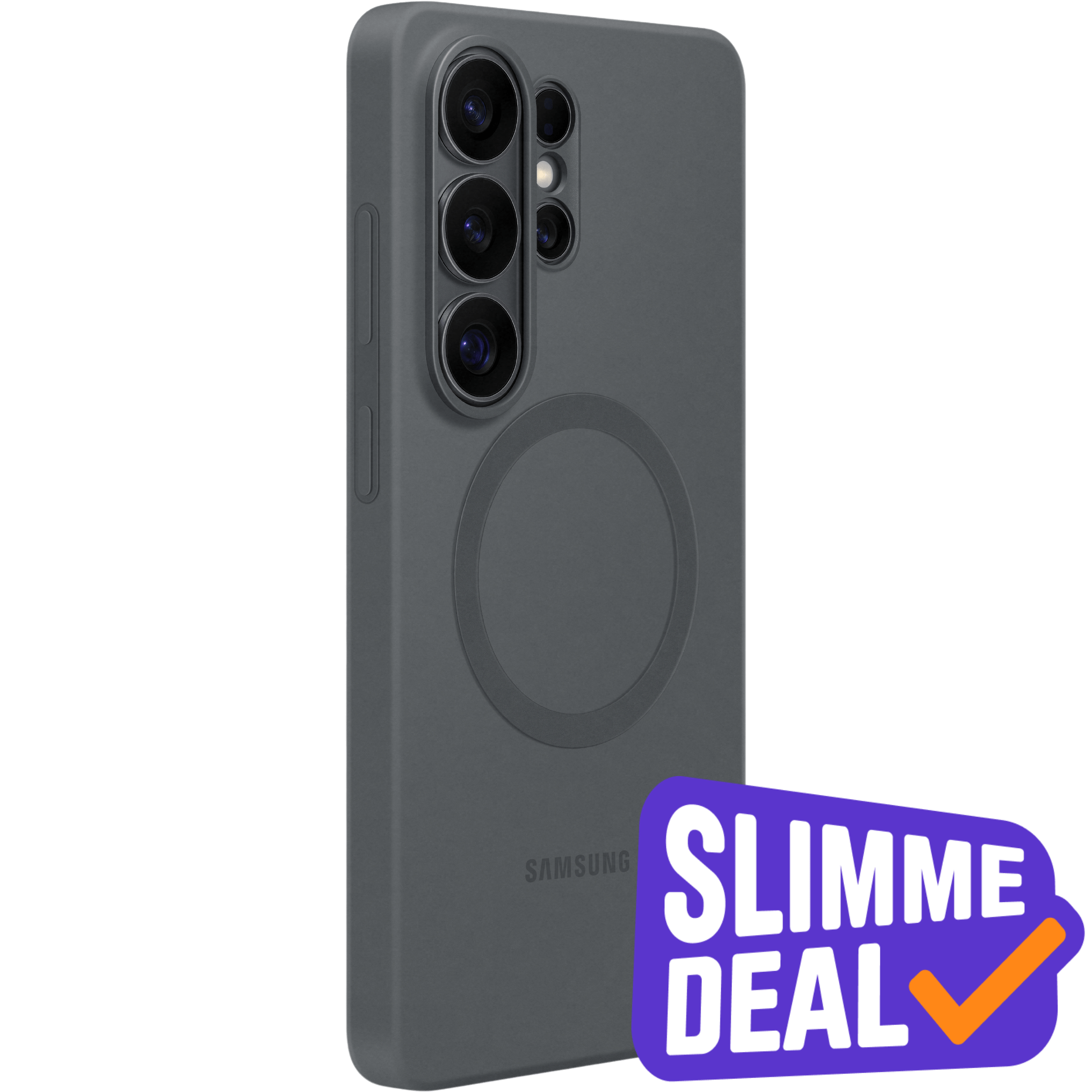Samsung Galaxy S26 Ultra Siliconen Magnet Case Zwart