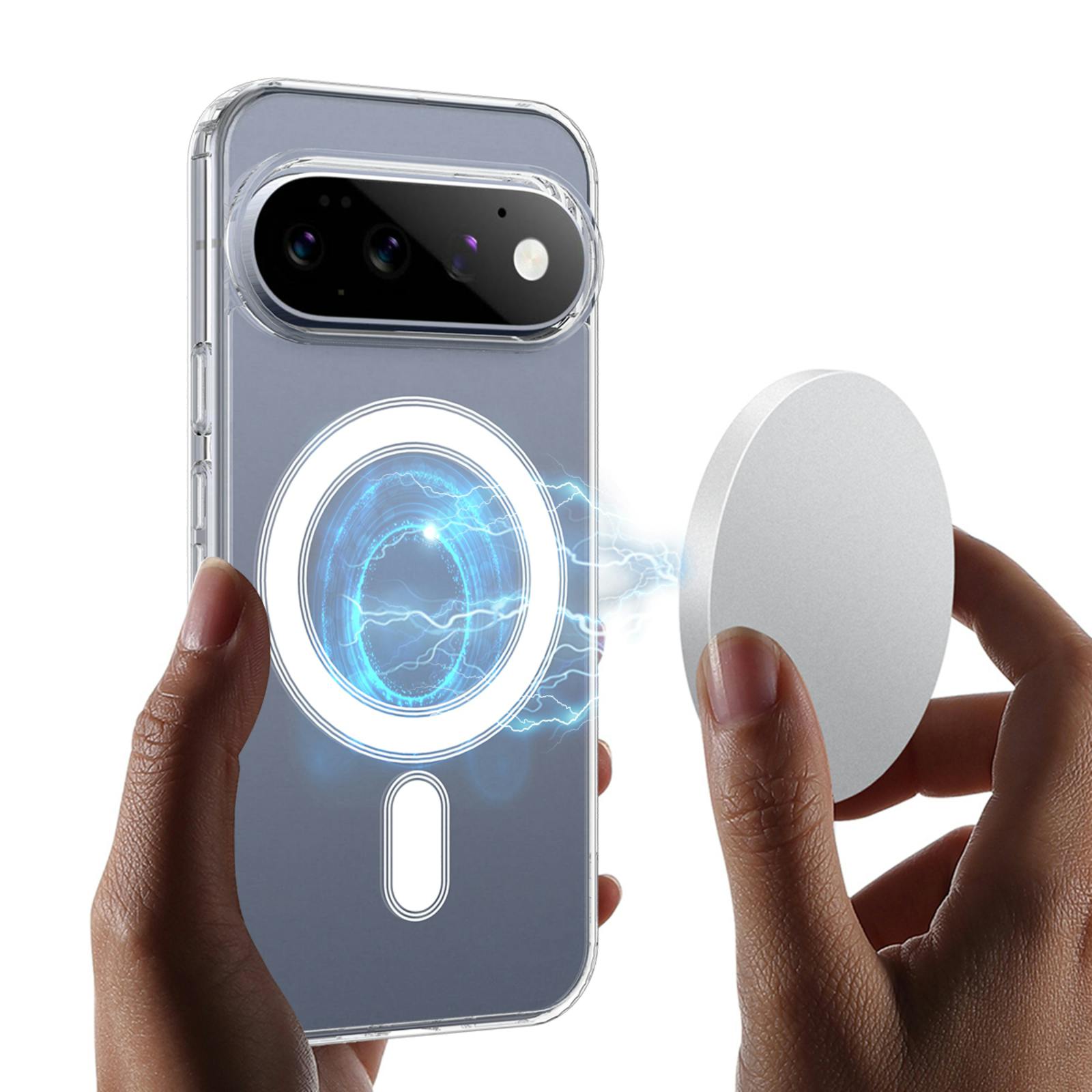 CaseBody Google Pixel 11 Pro Magnetische TPU Case Transparant