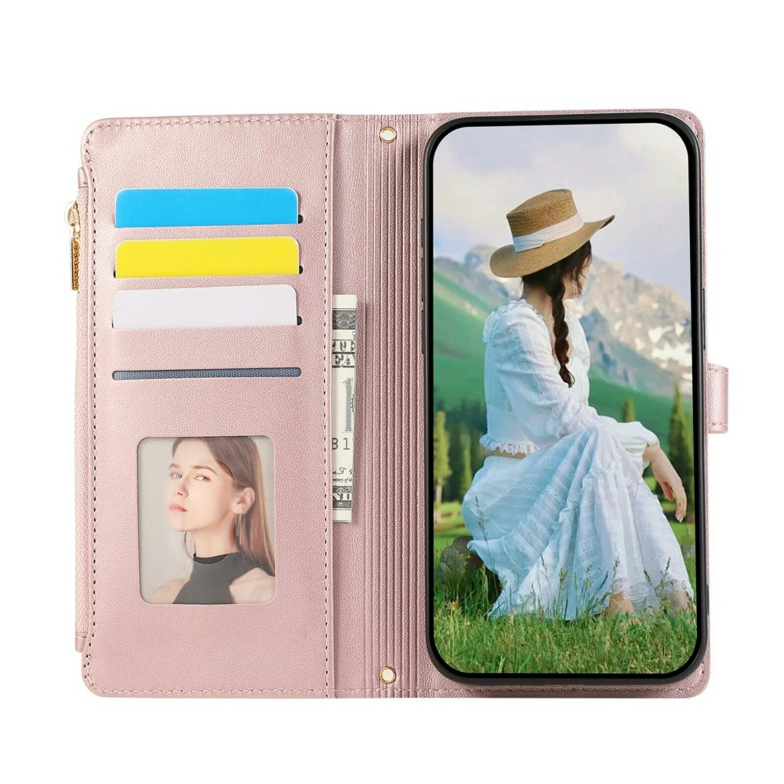 TwoTone Samsung Galaxy A57 Wallet Hoesje Roze