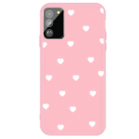 Mocaa Samsung Galaxy S20 Hearts Case Roze